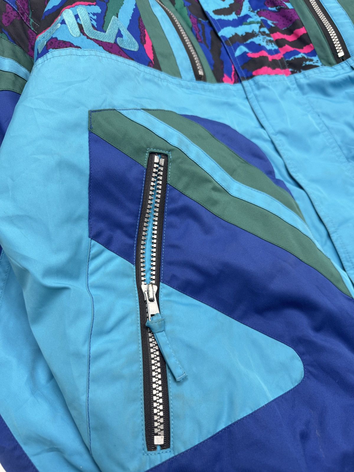 Fila Fila vintage women's ski jacket Size L / US 10 / IT 46 - 4 Thumbnail