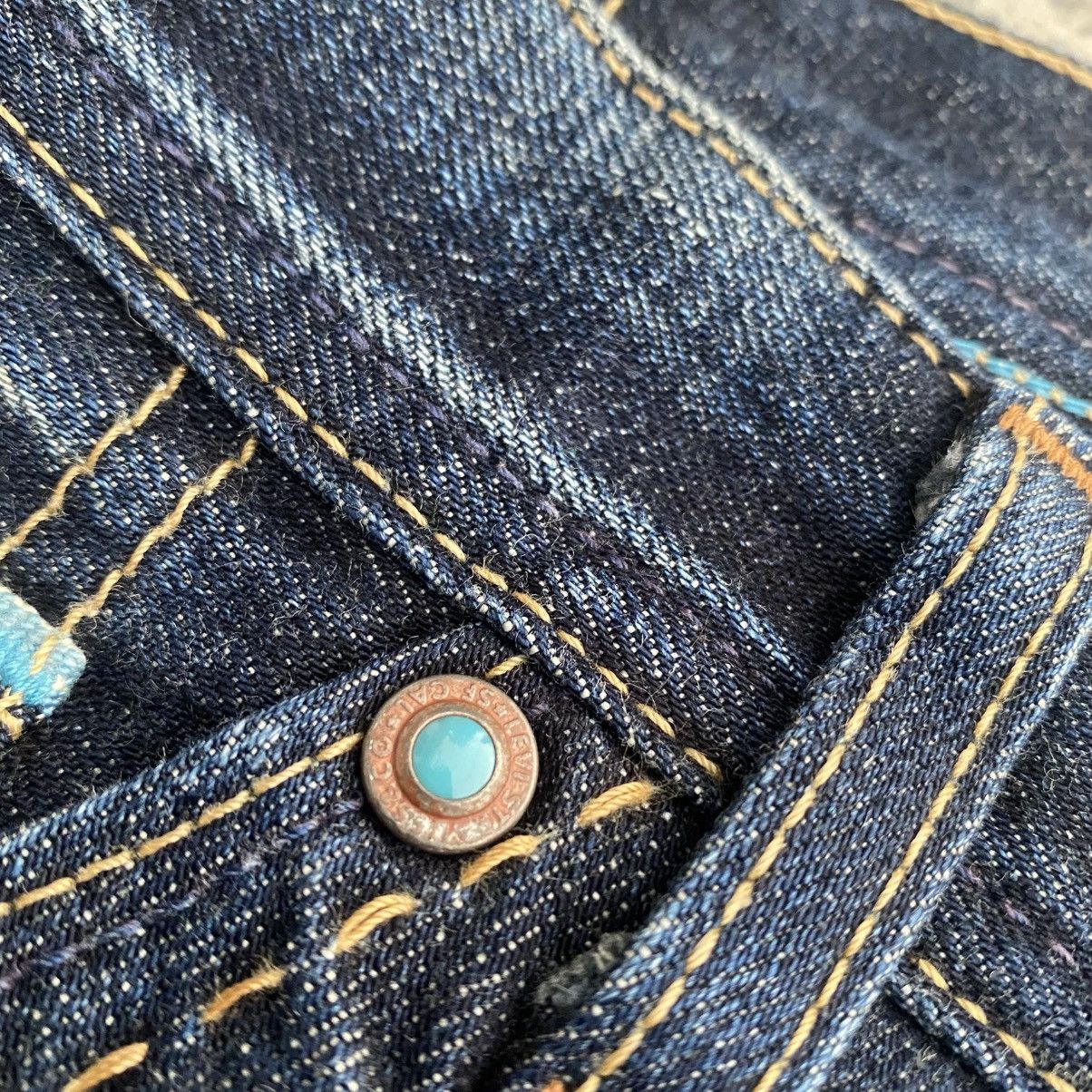 Levi's Made & Crafted Vintage Levis Psychedelic Turquois Flare Size 27" / US 4 / IT 40 - 14 Thumbnail