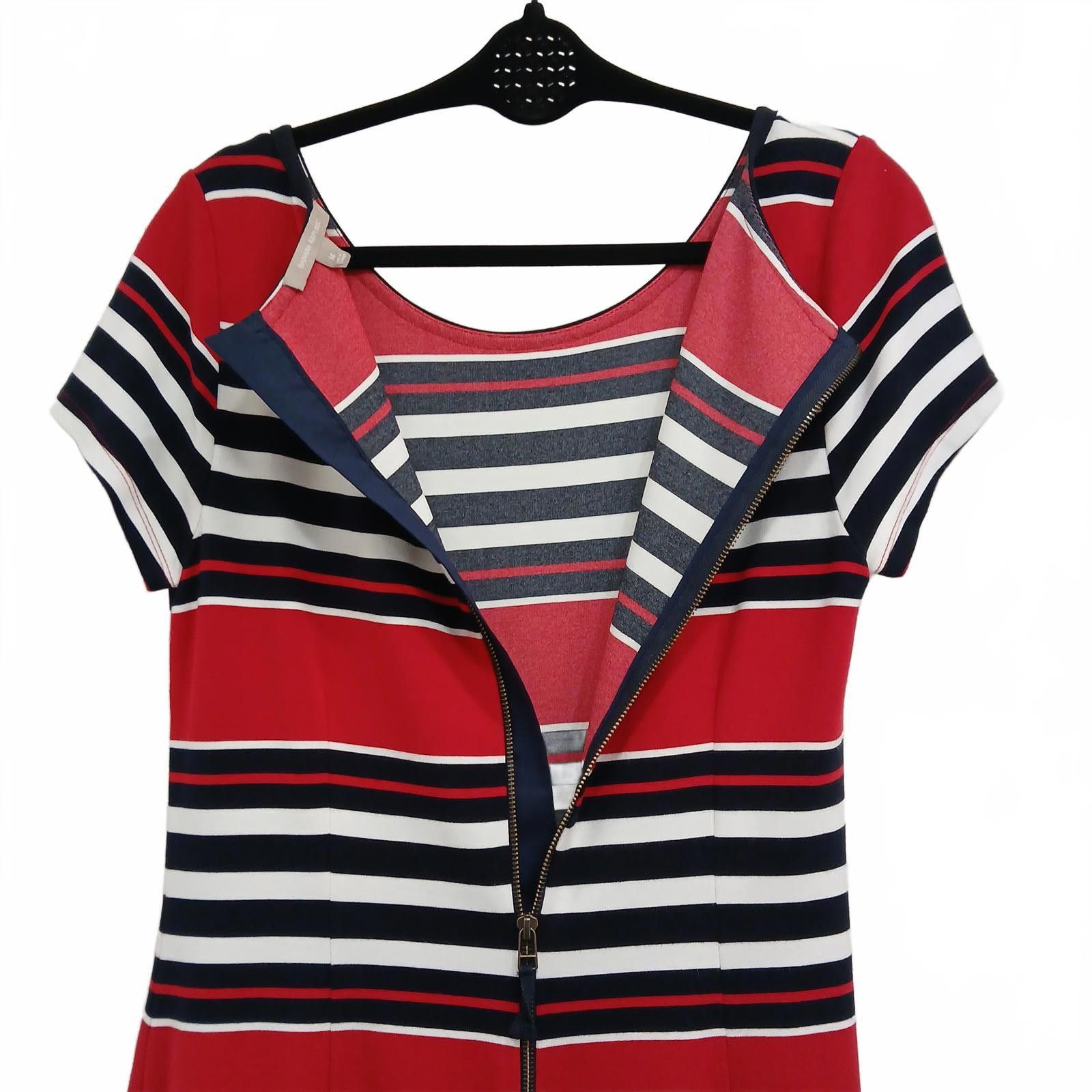 Banana Republic Banana Republic Striped Dress - Red/White/Navy Blue, Size 14 Size XL / US 12-14 / IT 48-50 - 9 Thumbnail