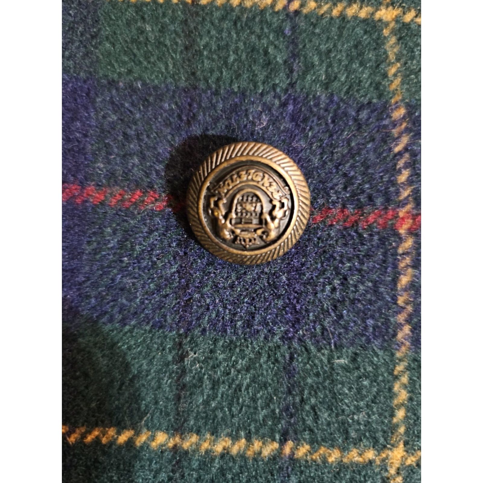Pendleton VINTAGE Pendleton Jacket Wool Plaid Double Breasted Size 12 Women's Blue Green 90s Classic Size XL / US 12-14 / IT 48-50 - 6 Thumbnail