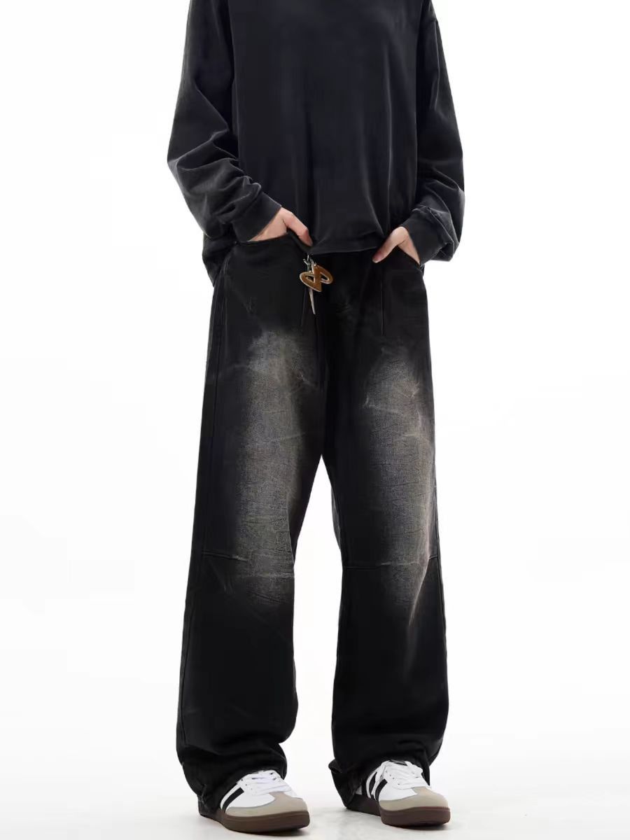 Japanese Brand × Vintage Black High Street Vintage Loose Fit Jeans Size US 32 / EU 48 - 2 Thumbnail