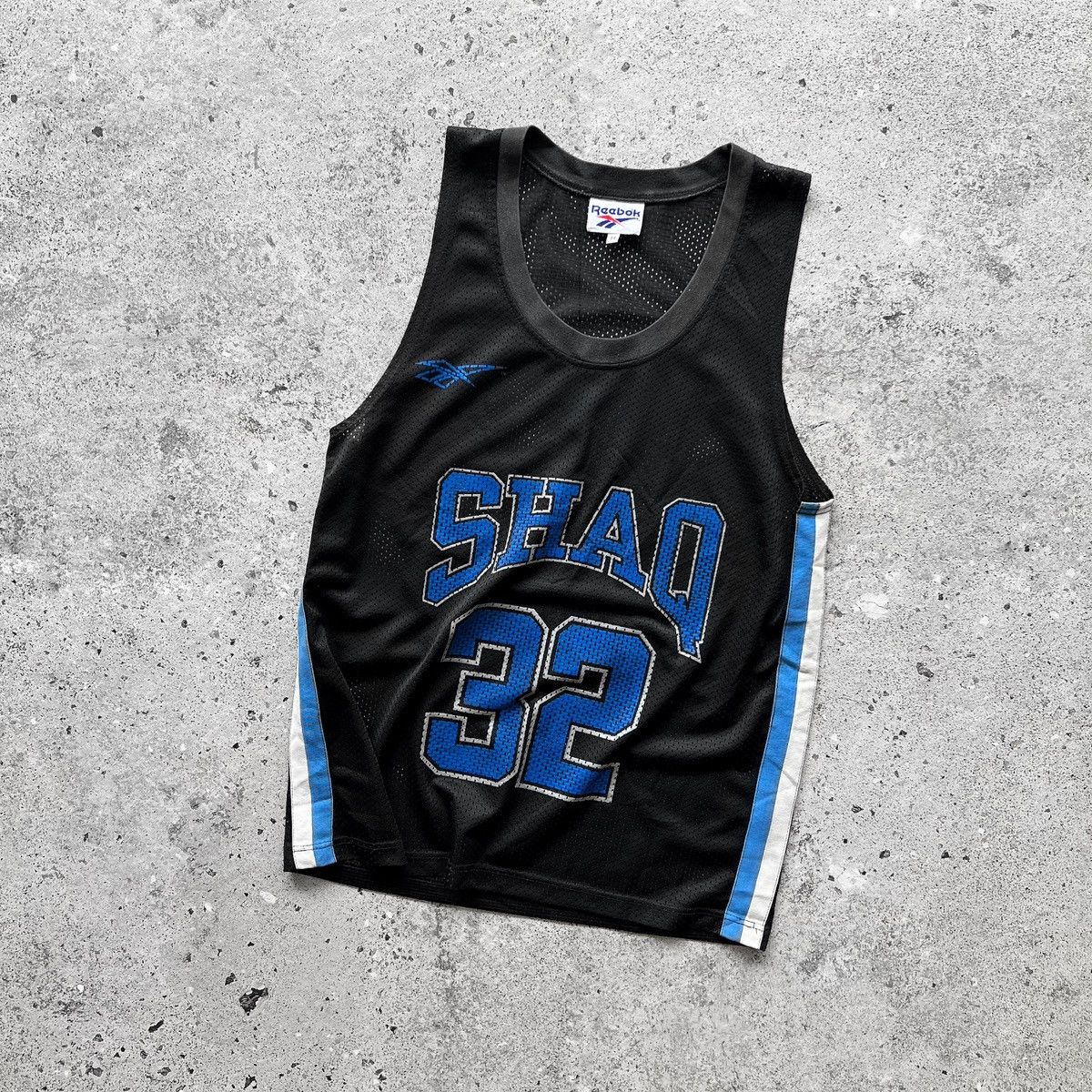 NBA × Reebok × Vintage Reebok Mens Vintage Shaq O’Neal 32 Black Jersey Tank Top NBA Size US S / EU 44-46 / 1 - 1 Thumbnail