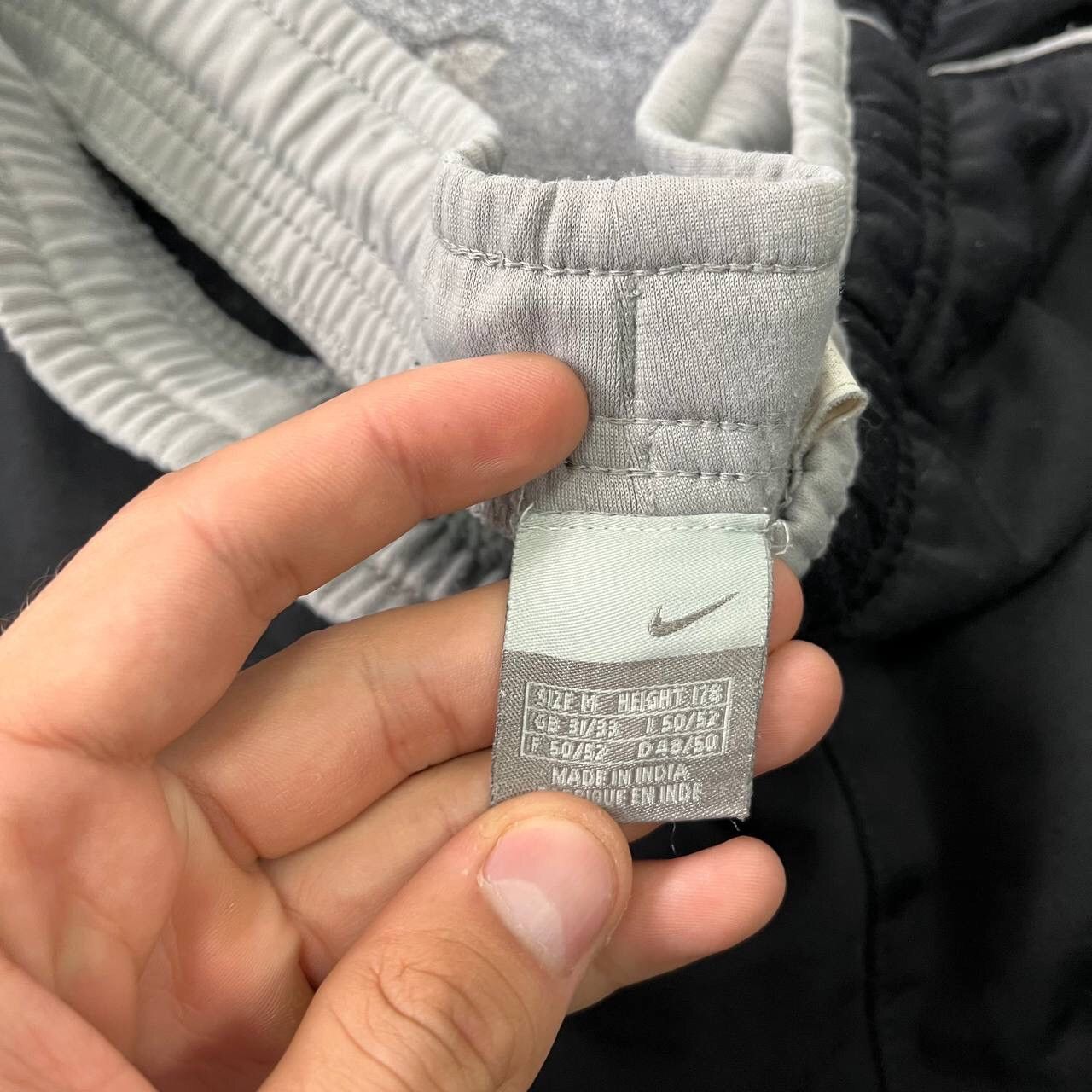 Nike Vintage Nike Y2K Black Drill Pants Parachute Streetwear Size US 35 - 10 Thumbnail