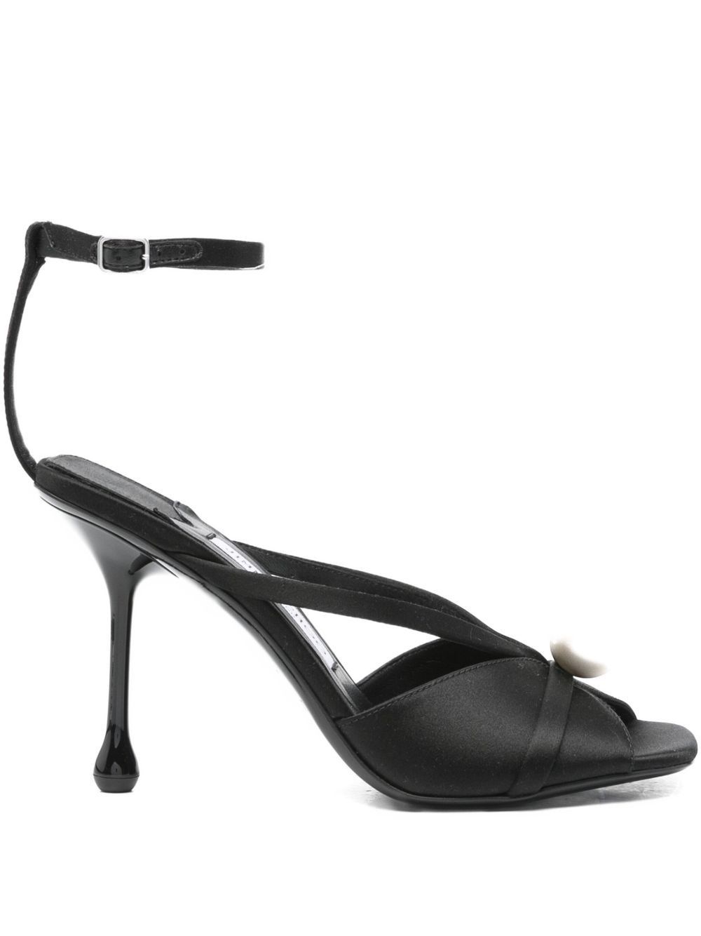 Jimmy Choo SIVA 95 SATIN SANDALS Size US 11 / IT 41 - 1 Thumbnail