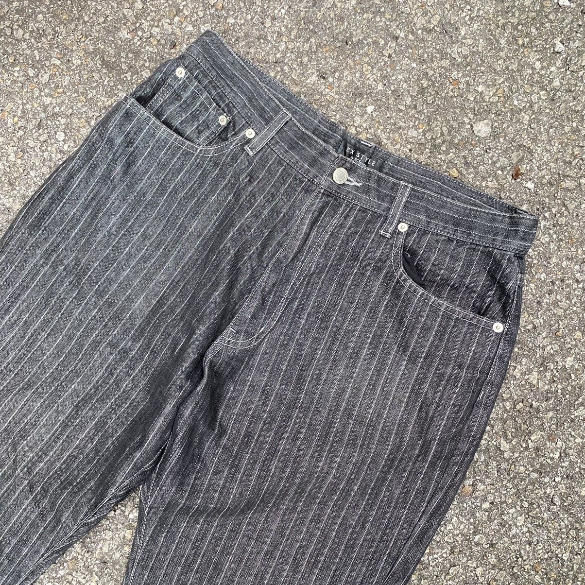Japanese Brand Flare Jeans B.C Factory Striped Denim Boot Cut Bottom Bell Size US 30 / EU 46 - 5 Thumbnail