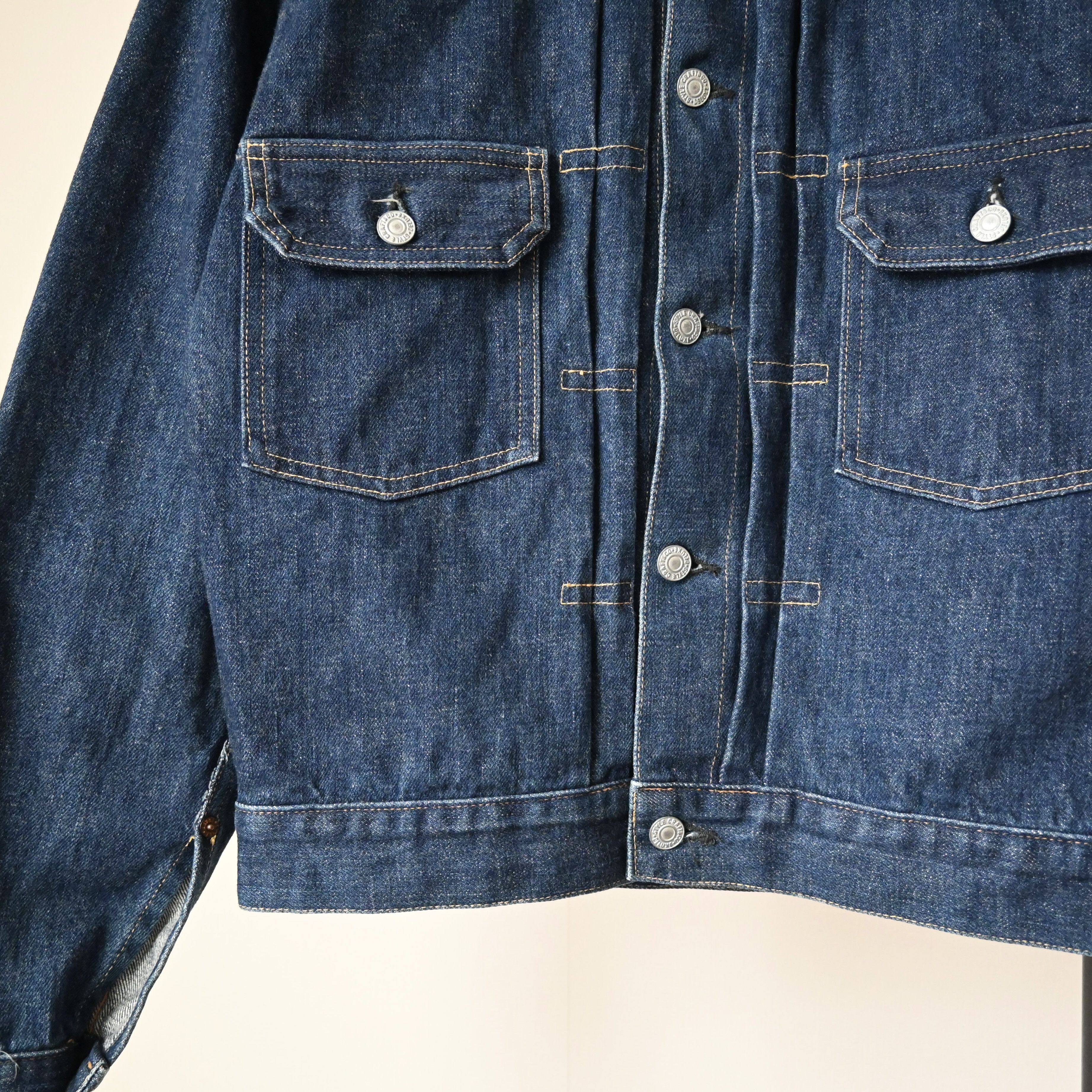 Japanese Brand VTG 1990s anonymous store brand type II trucker jacket Size US S / EU 44-46 / 1 - 8 Thumbnail