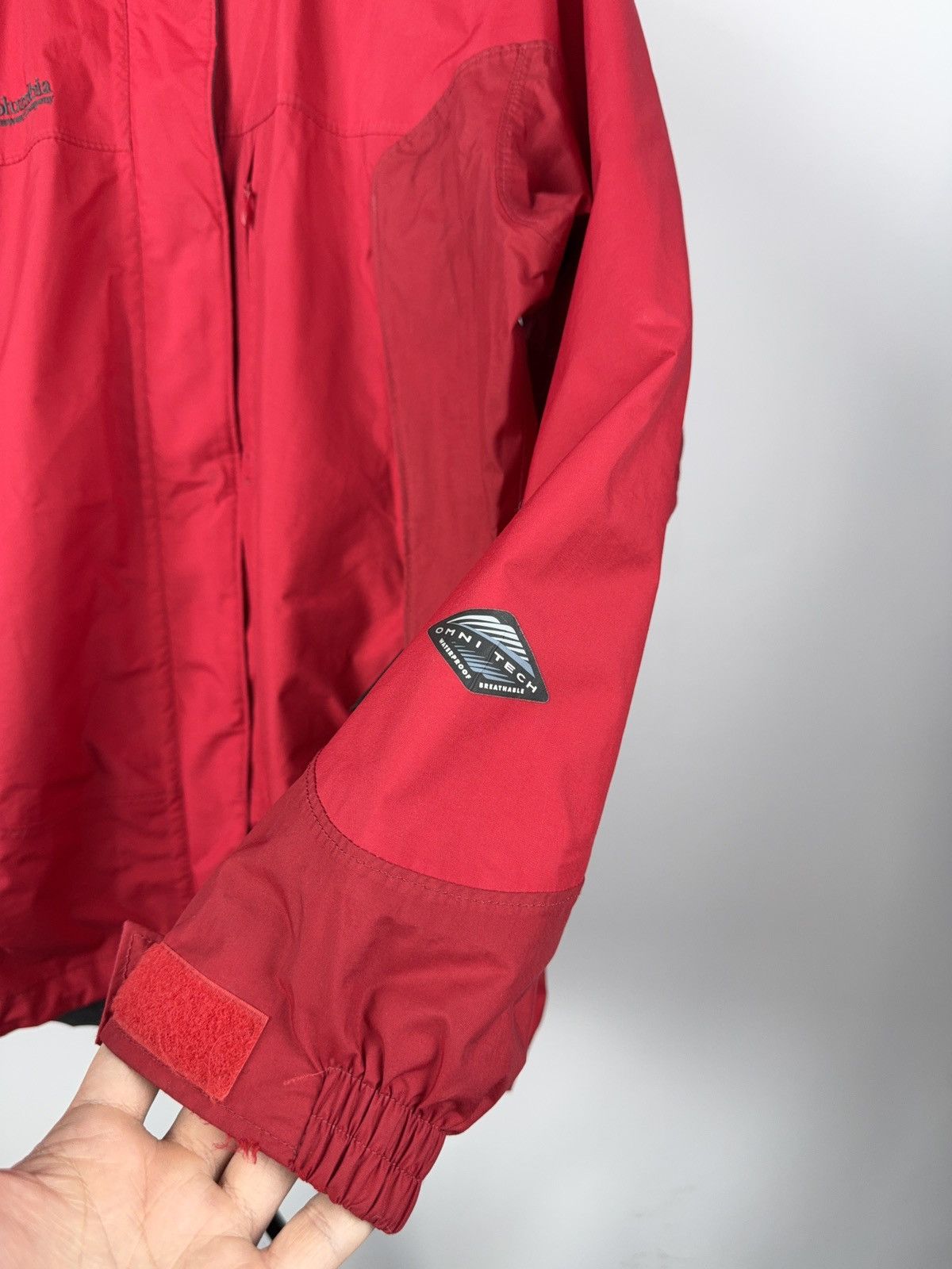 Columbia Columbia Outdoor Red Omni-Tech Waterproof Hooded Jacket L Size L / US 10 / IT 46 - 4 Thumbnail