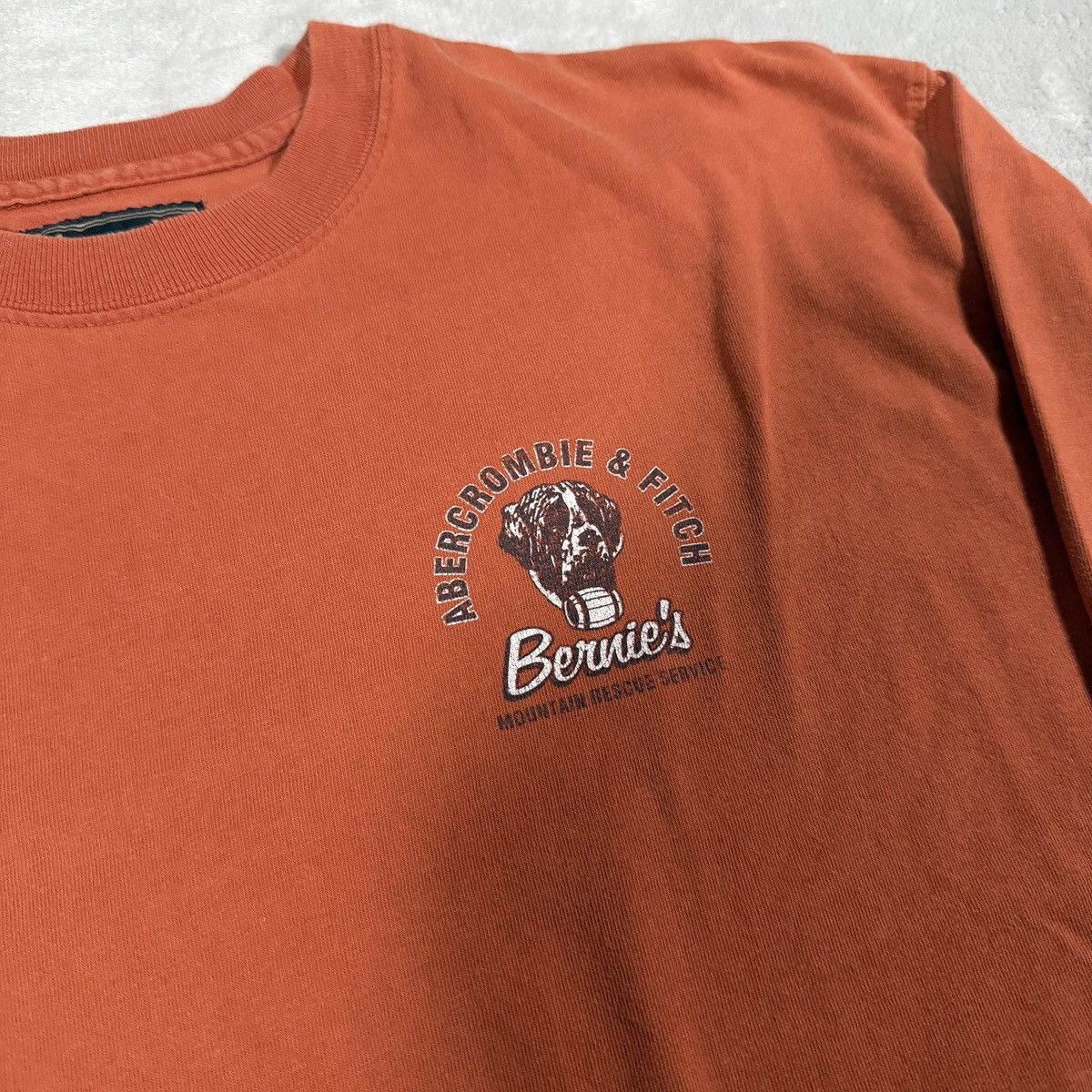 Abercrombie & Fitch VTG Y2K Abercrombie & Fitch Orange Shirt Mens Large Size US L / EU 52-54 / 3 - 5 Thumbnail