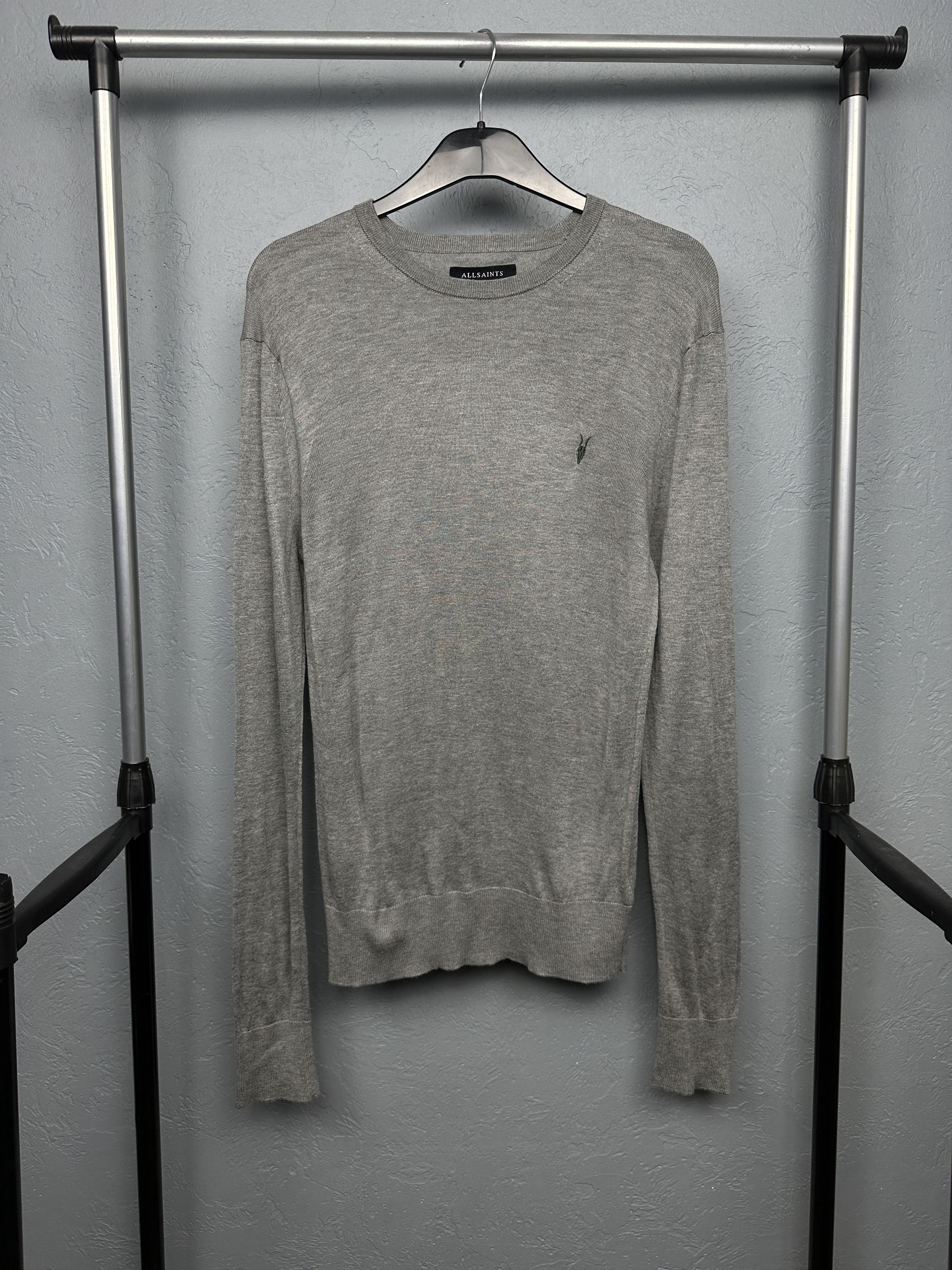 Allsaints Allsaints Mens Nomo Crew Neck Sweater Size US S / EU 44-46 / 1 - 1 Thumbnail