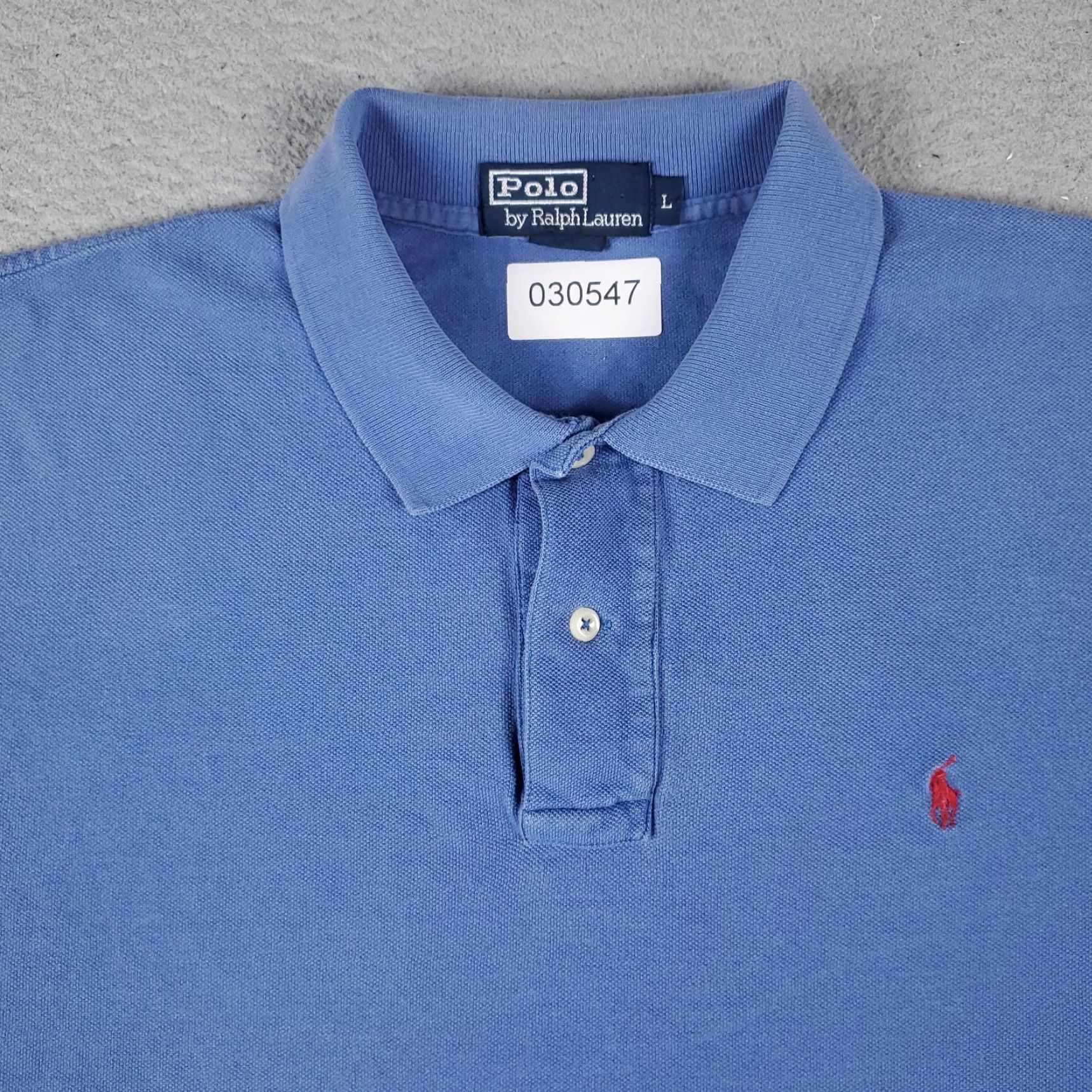 Ralph Lauren Ralph Lauren Polo Shirt Shirt Adult L Blue Cotton Short Sleeve Button-Front Logo Casual Classic Preppy Mens Size US L / EU 52-54 / 3 - 2 Thumbnail