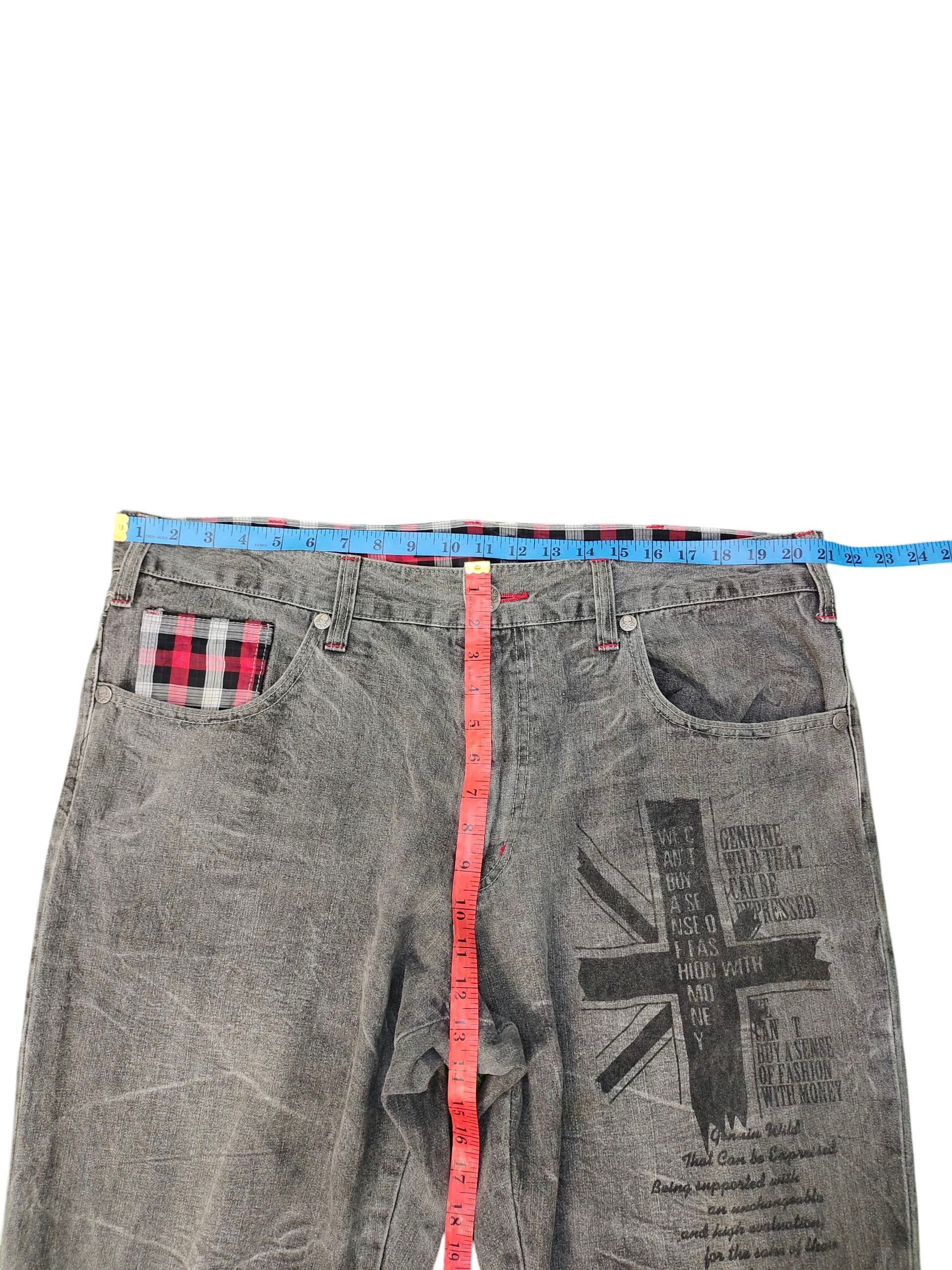 Hysteric Glamour × Undercover Vintage Dominate Japan Cross Poem Clawmark Denim Jeans Size US 40 / EU 56 - 15 Thumbnail