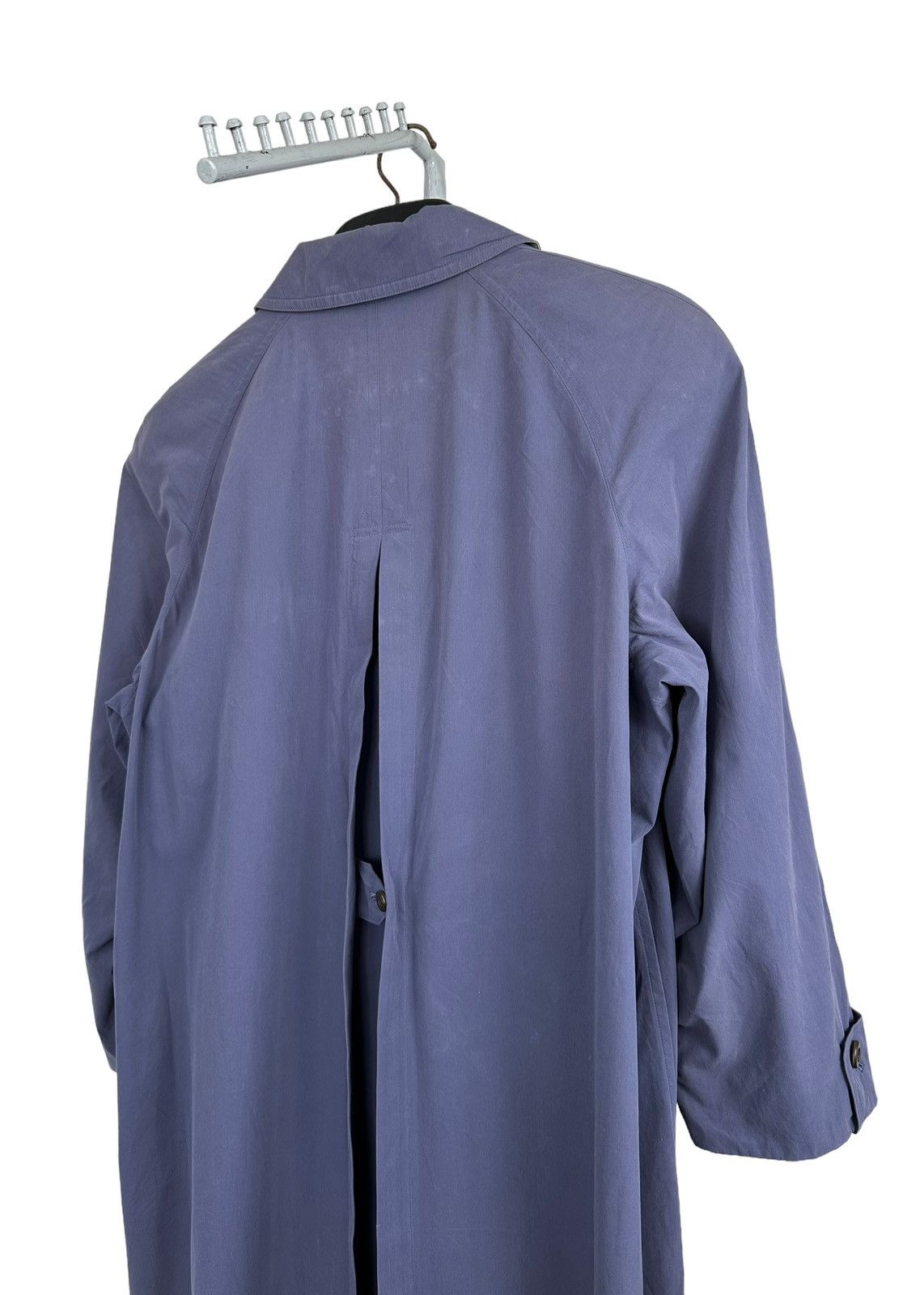 Burberry Burberry Mac Coat Classic Single-Breasted Navy Size US XL / EU 56 / 4 - 4 Thumbnail