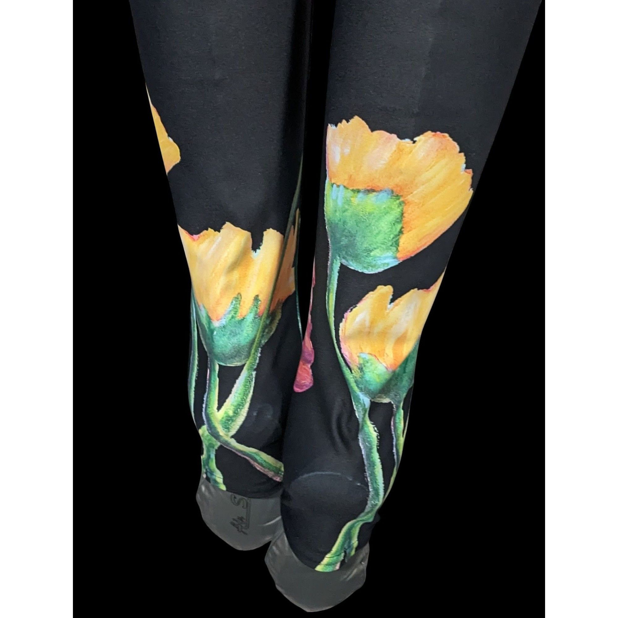 Other Debbie Dannheisser Flower Series Fine Art High Waist Legging Size 26" / US 2 / IT 38 - 3 Thumbnail