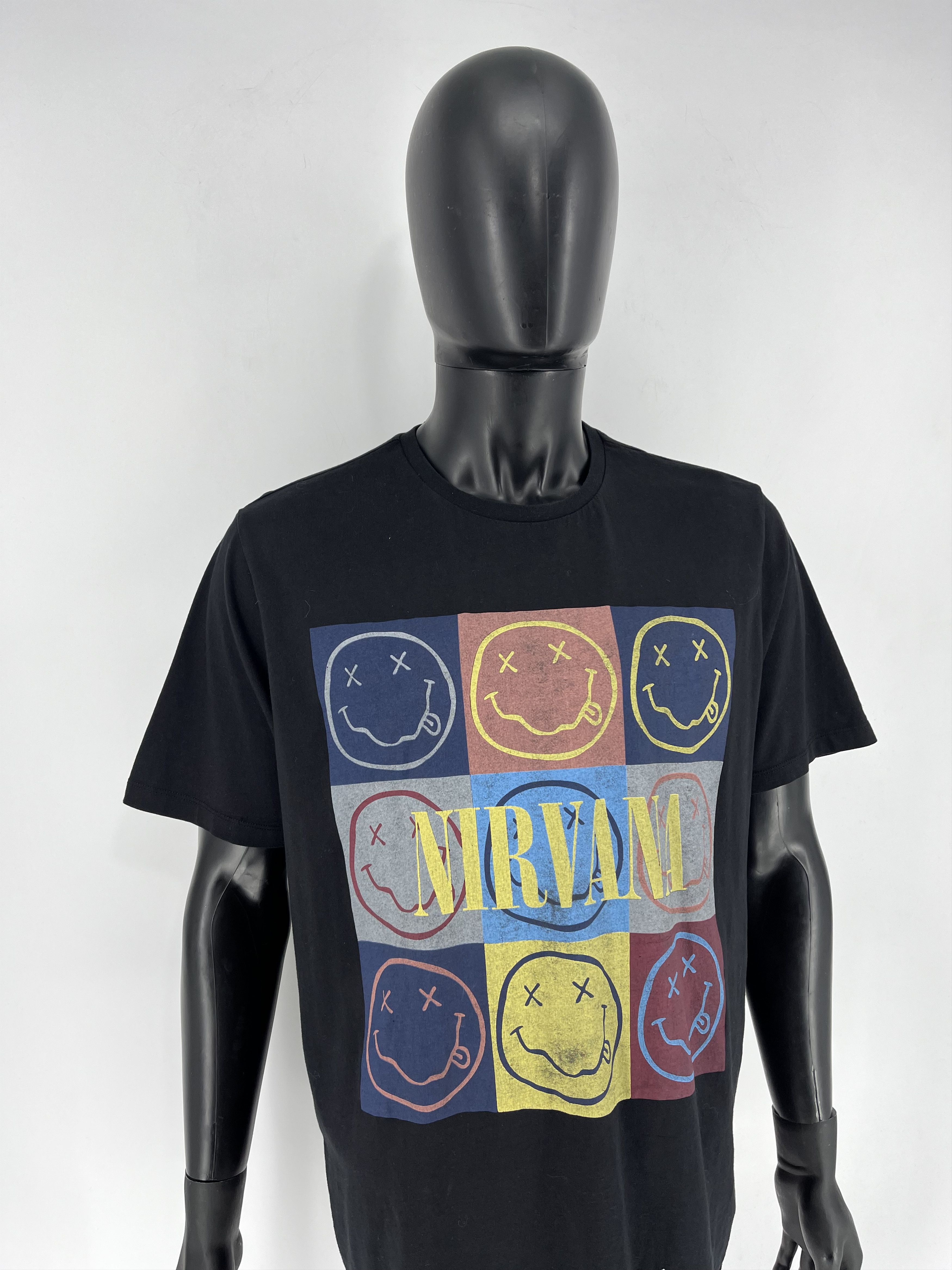 Band Tees × Vintage Nirvana Vintage Tee Men's Size L Black Short Sleeve Size US XXL / EU 58 / 5 - 4 Thumbnail