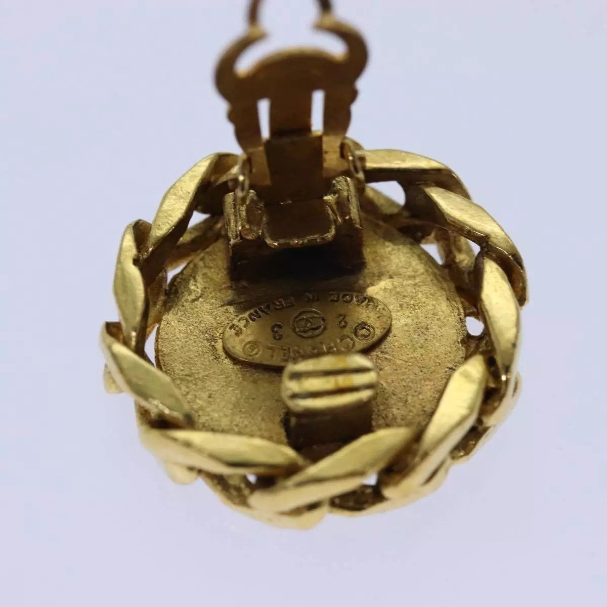 Chanel CHANEL COCO Mark Earring metal Gold CC Auth Size ONE SIZE - 6 Thumbnail