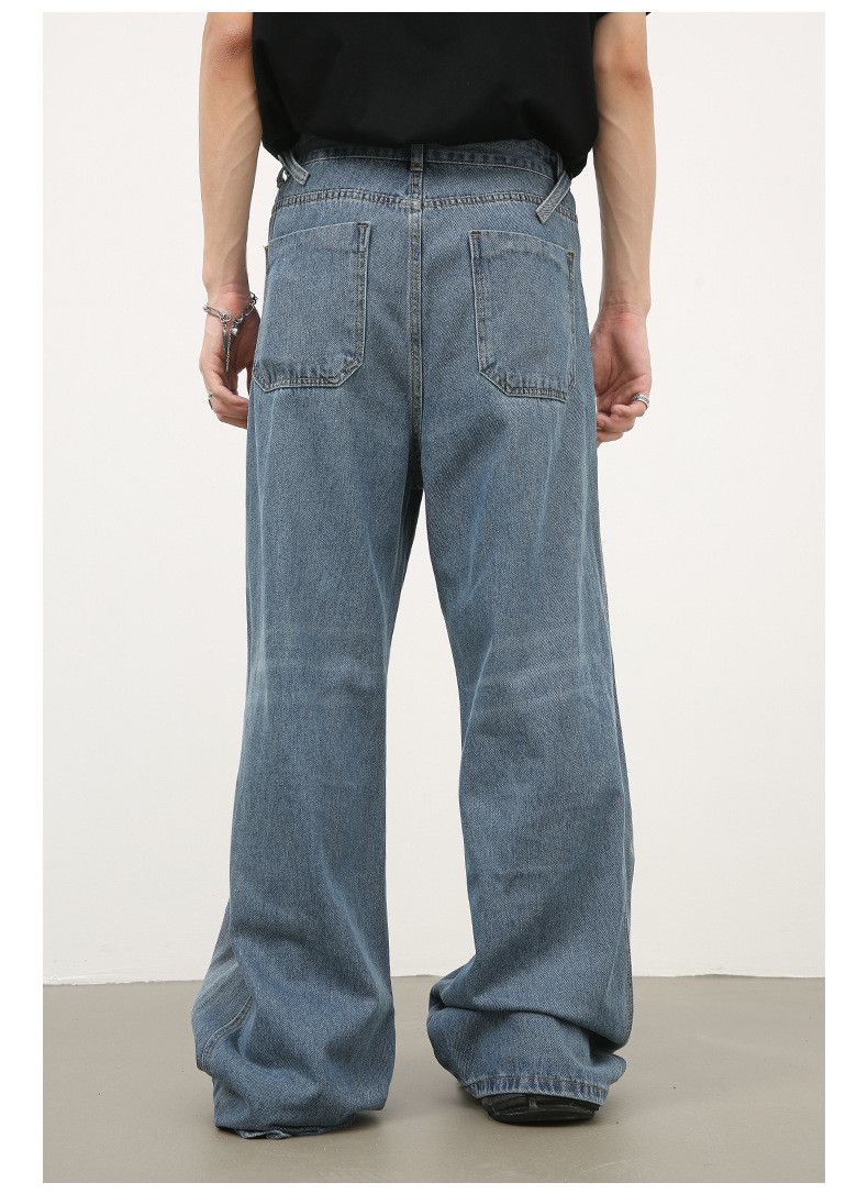 Japanese Brand × Jean American retro distressed straight-leg ripped jeans Size US 32 / EU 48 - 6 Thumbnail