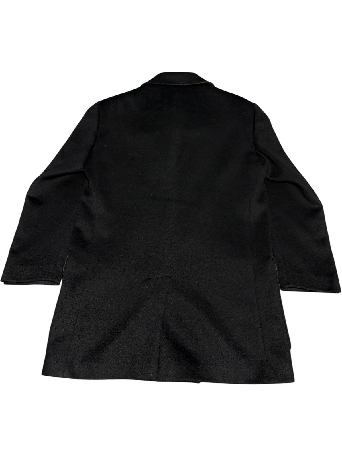 Loro Piana 1980s Mario Valente Cashmere Wool Overcoat Double Breasted Size US L / EU 52-54 / 3 - 2 Thumbnail