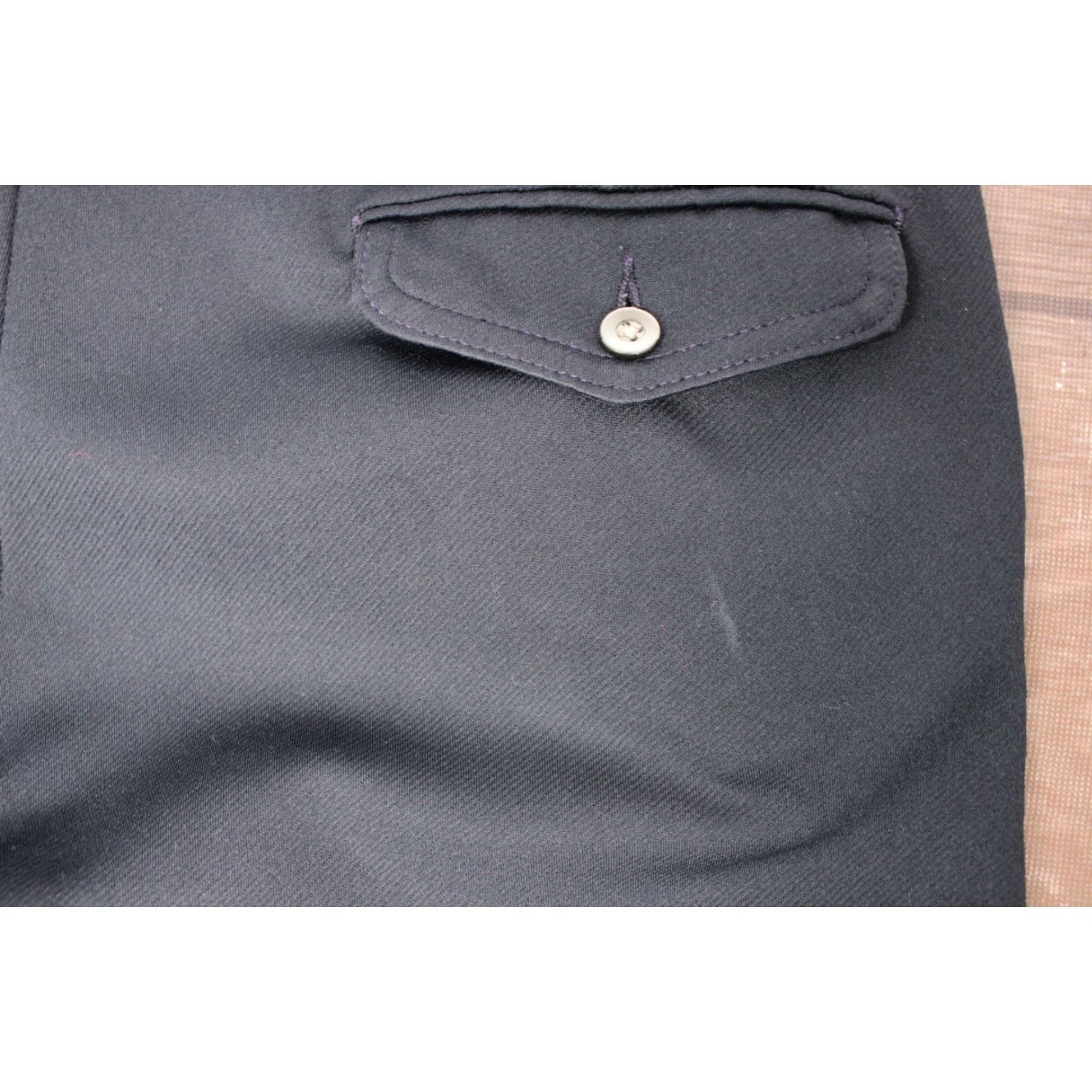 Levi's VINTAGE Levi's Pants Navy Blue 1970s 35x30 70s Polyester Mens Size US 35 - 7 Thumbnail
