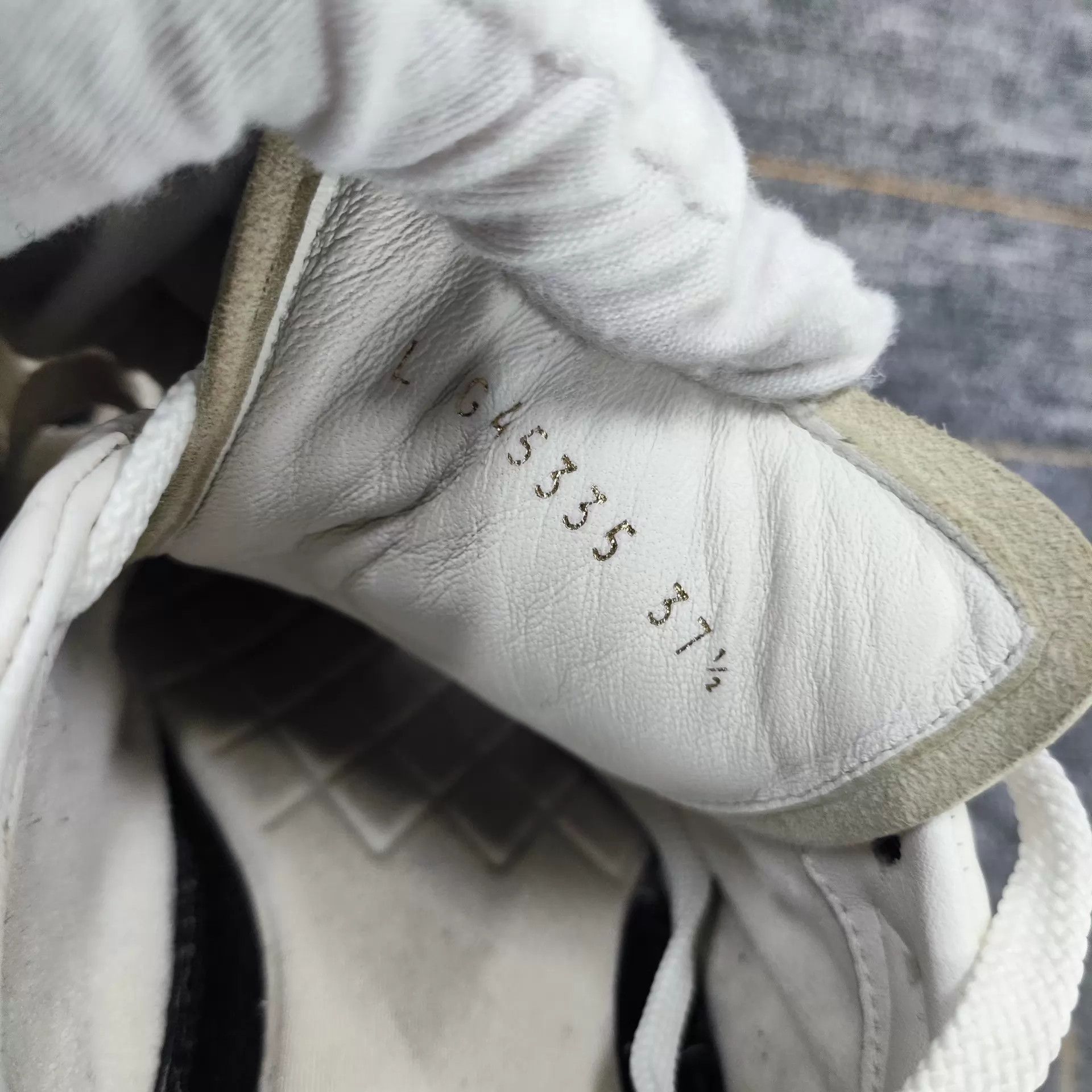 Chanel CHANEL Women's Leather Sneakers White 37.5 Size US 7 / IT 37 - 6 Thumbnail