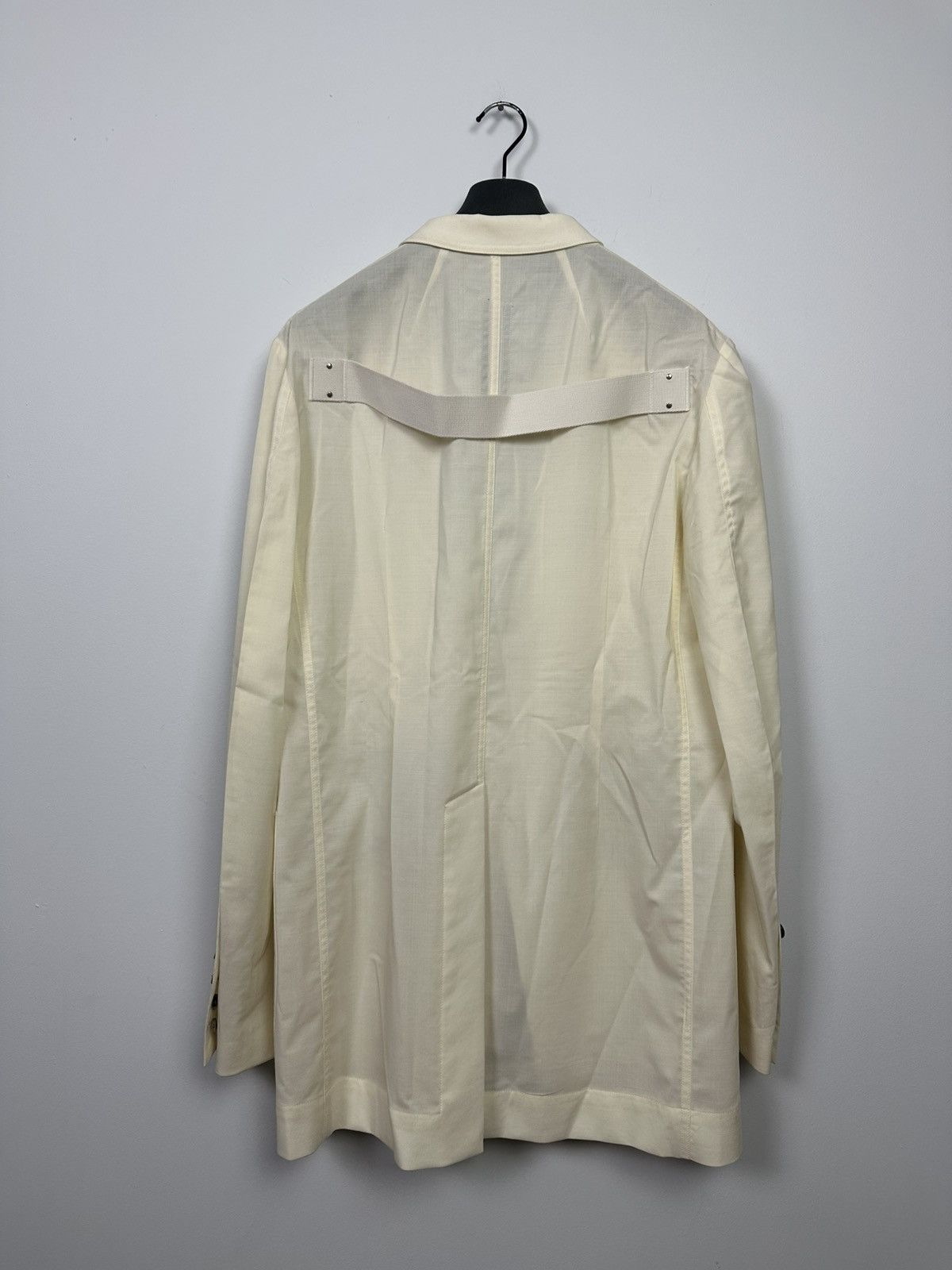 Rick Owens SS22 ‘FOGACHINE’ Zanlight Wool Fogpocket Blazer Size US M / EU 48-50 / 2 - 4 Thumbnail