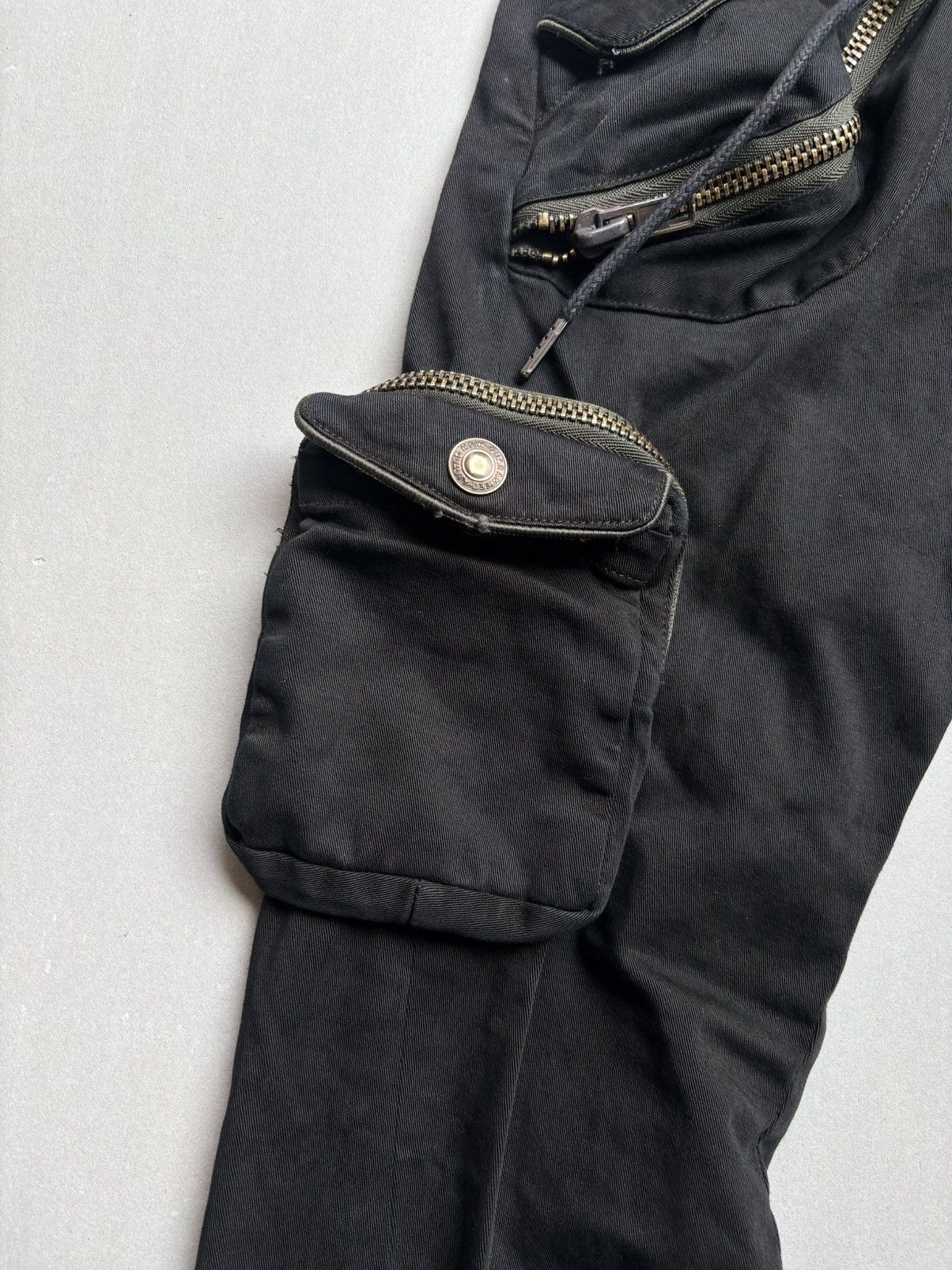 Japanese Brand lace up flare cargo pants Size US 27 - 4 Thumbnail