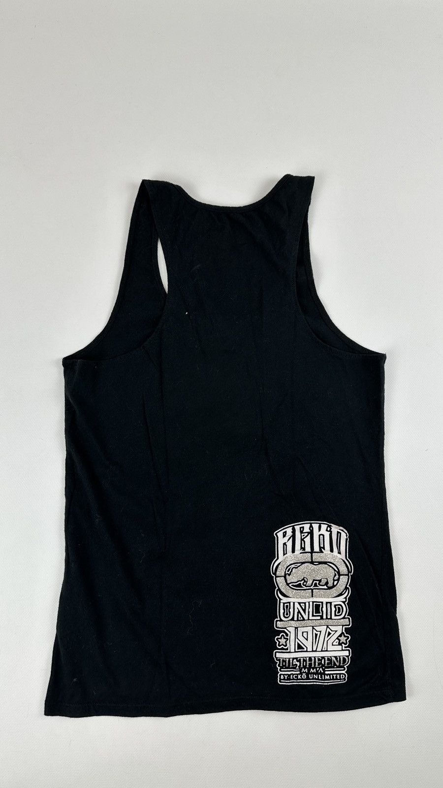 Ecko Unltd. × Vintage Ecko UNLTD Black Y2K Big Logo Tank Top Size S / US 4 / IT 40 - 5 Thumbnail