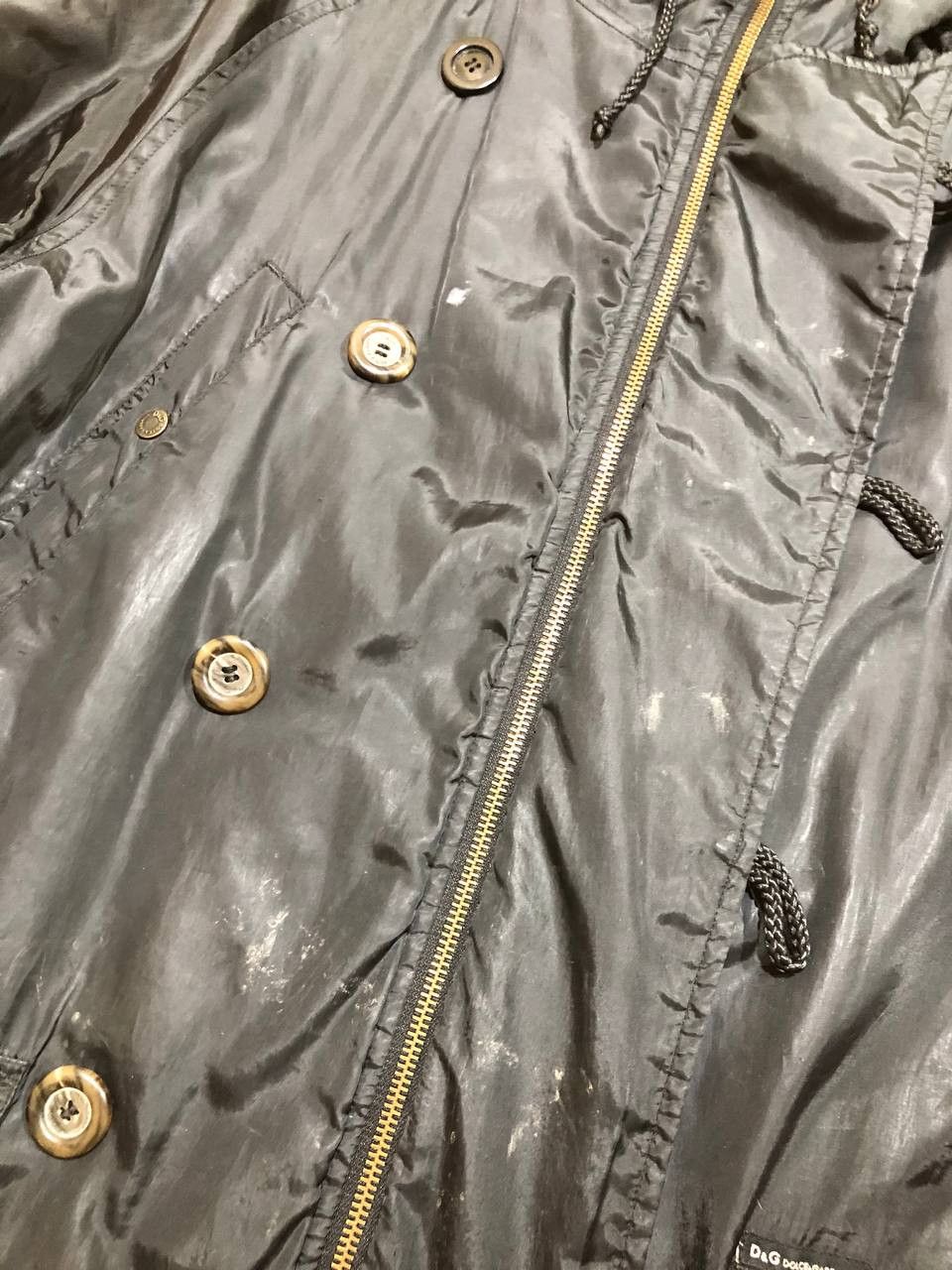 Dolce & Gabbana Men's Dolce&Gabbana Black Hooded Parka Size US XL / EU 56 / 4 - 14 Thumbnail