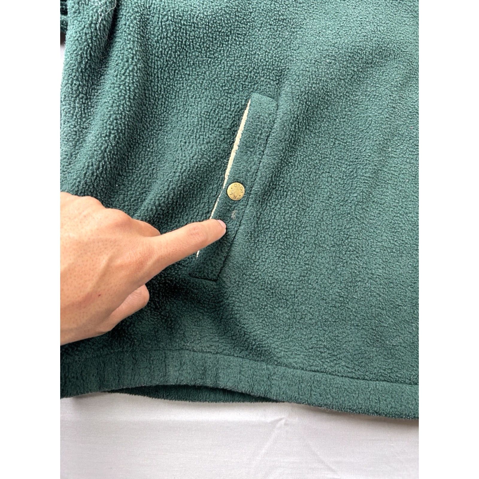 Ralph Lauren VINTAGE Ralph Lauren Jacket XL Full Zip Fleece Green 90s Bomber Chin Strap Men Size US XL / EU 56 / 4 - 6 Thumbnail