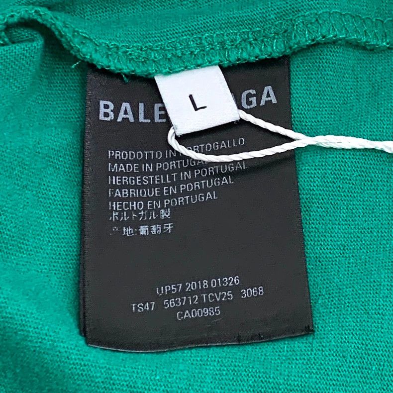 Balenciaga Balenciaga Green logo monogrammed wheat-ear printed cotton Size US L / EU 52-54 / 3 - 7 Thumbnail