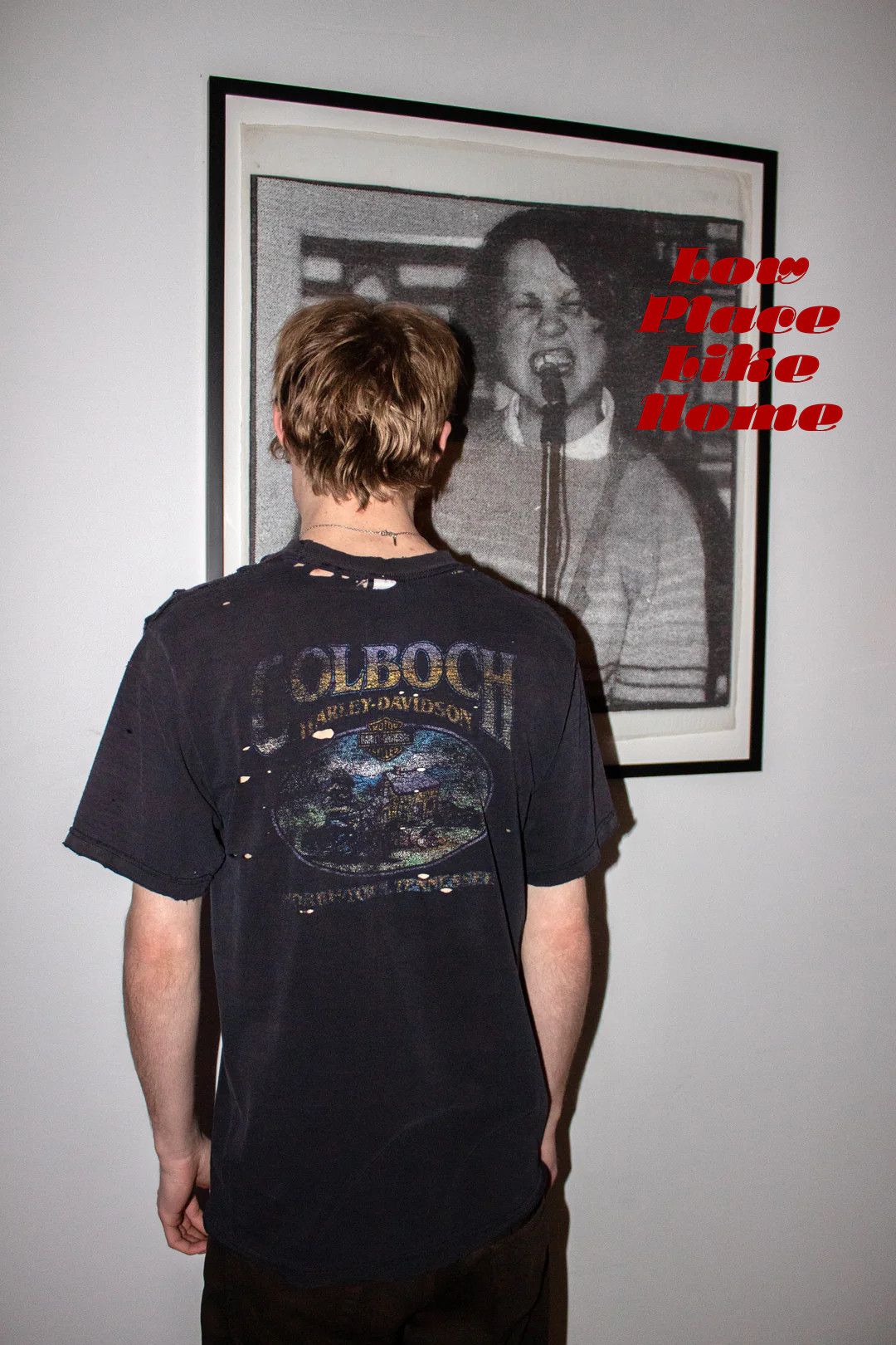 Vintage 🚭AMAZING🚭1992 ULTRA-THRASHED HARLEY DAVIDSON COLBOCH SHIRT Size US L / EU 52-54 / 3 - 1 Thumbnail