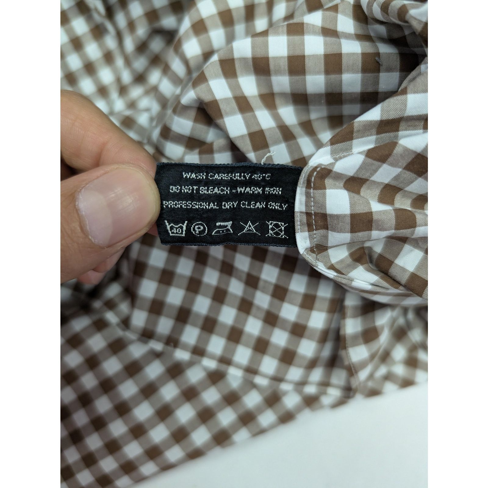 Tom Ford o1rshd1 CC20 Checked Button up Shirt in Multicolor Size US M / EU 48-50 / 2 - 13 Thumbnail