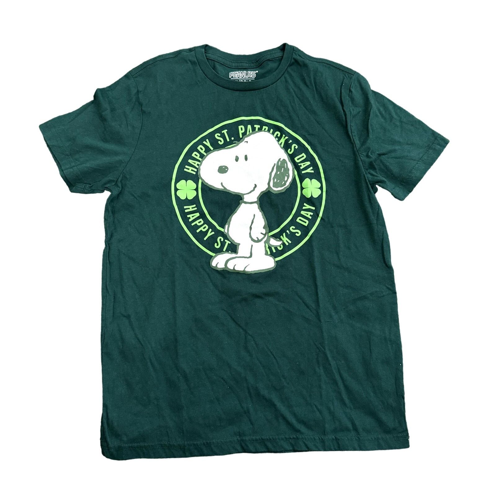 Peanuts Peanuts Snoopy St. Patricks Day Graphic T-Shirt Green Size M Size US M / EU 48-50 / 2 - 1 Thumbnail