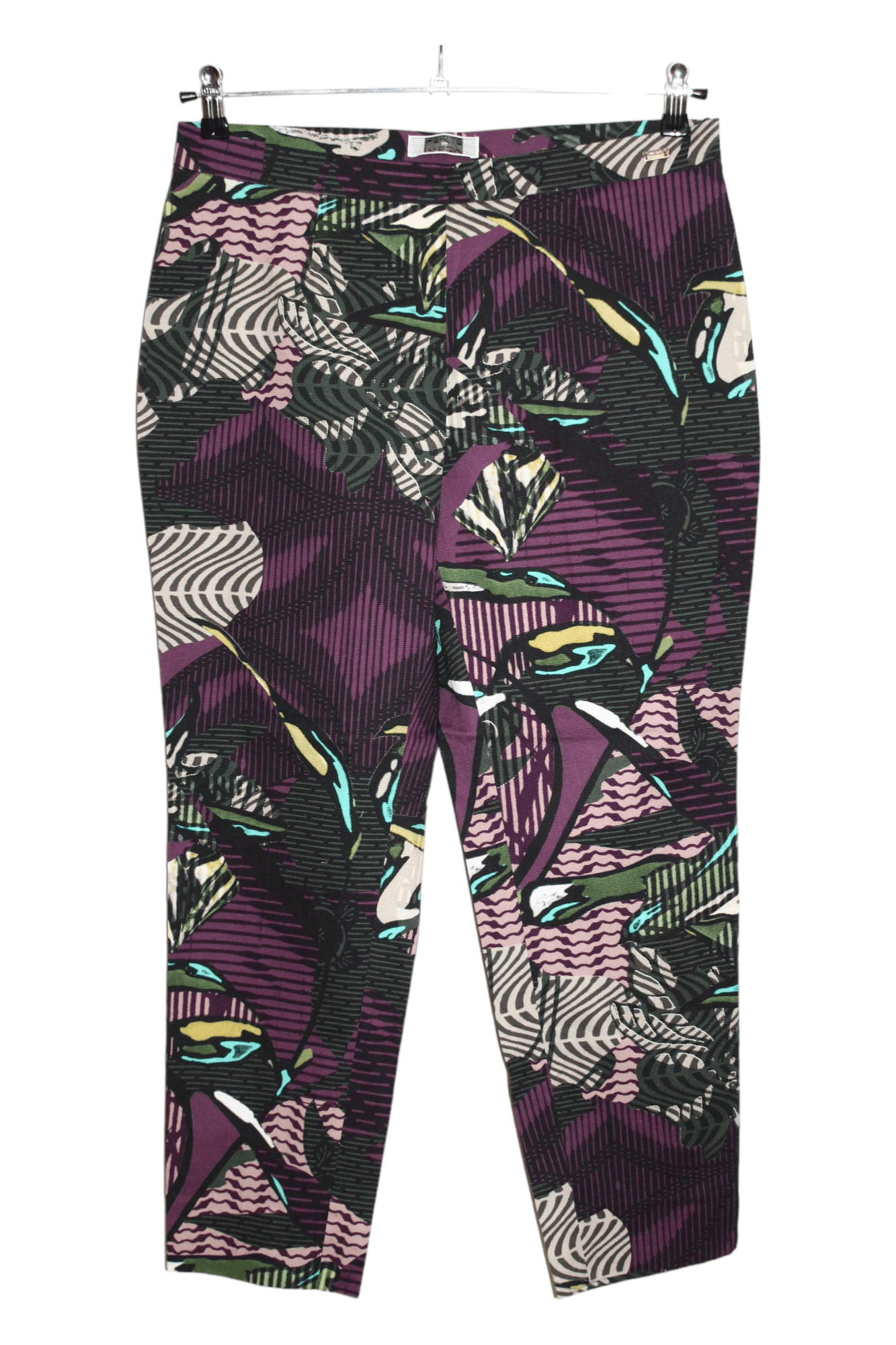 Krizia Uomo PerTe Krizia Lining Waffle Cotton Woven Floral Trouser Size 32" / US 10 / IT 46 - 14 Thumbnail