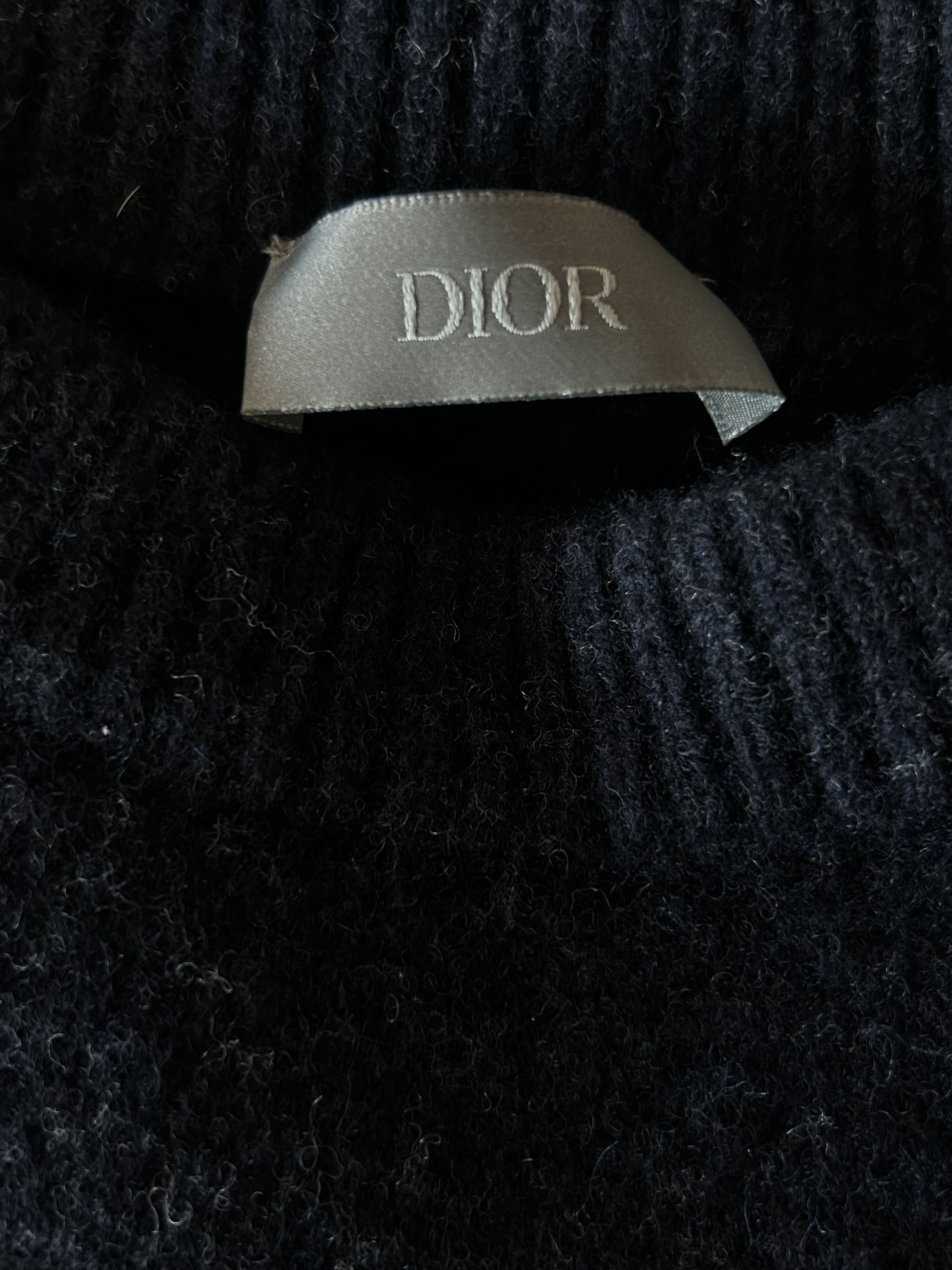 Dior Dior Navy Atelier Wool Knitted Sweater Size US XL / EU 56 / 4 - 3 Thumbnail