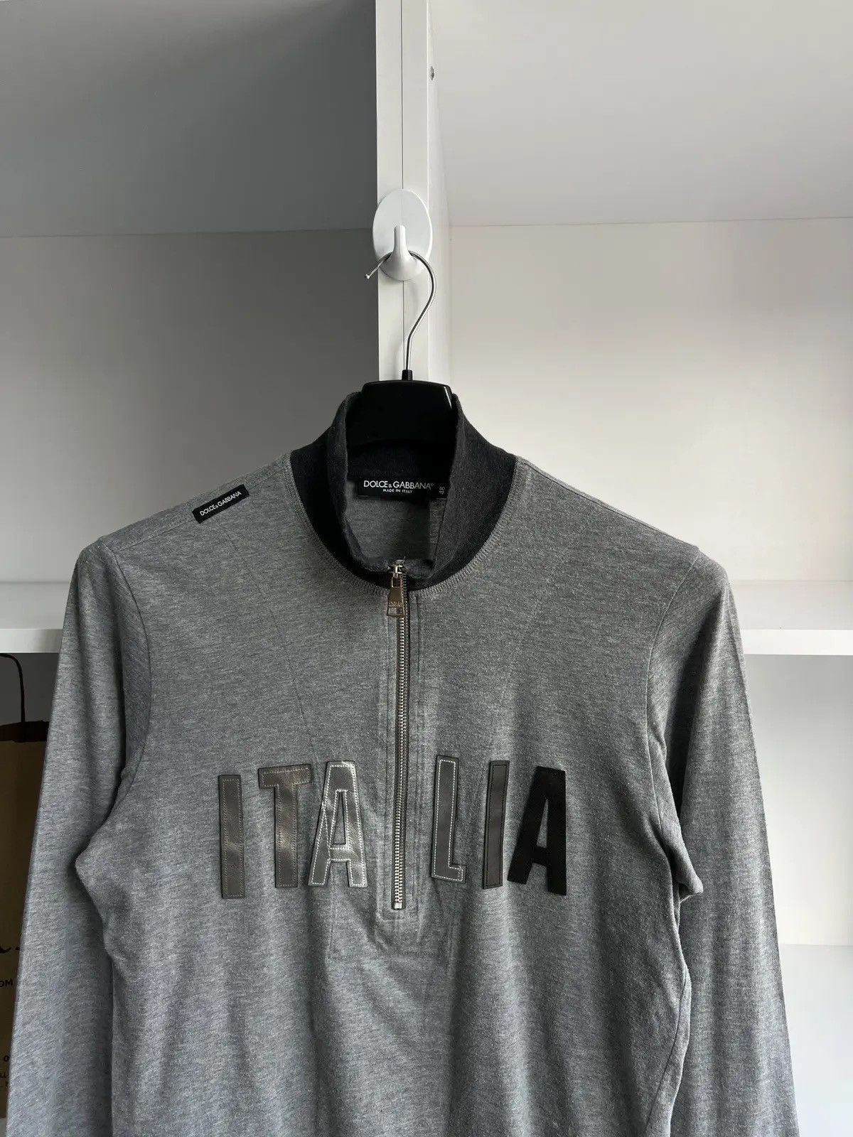 Dolce & Gabbana × Vintage Vintage Dolce Gabbana Luxury 1/4 zip sweatshirt Size US M / EU 48-50 / 2 - 5 Thumbnail