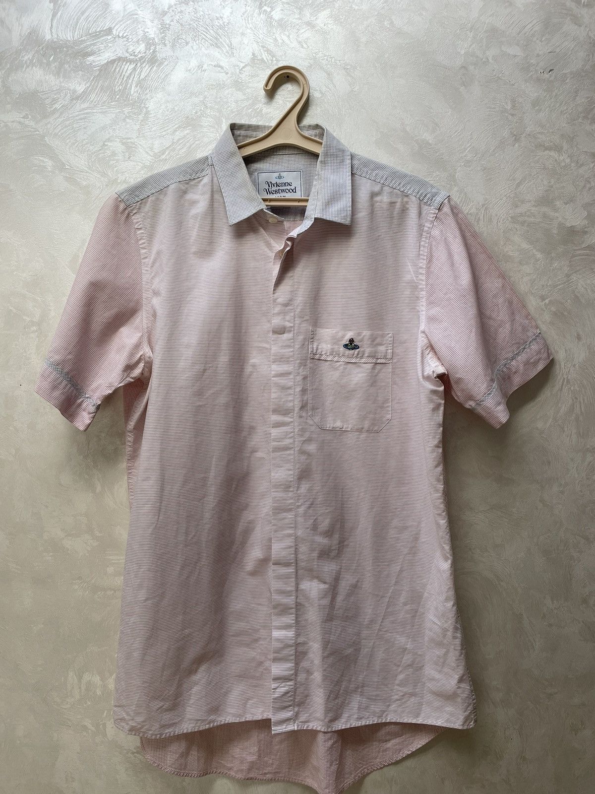 Vivienne Westwood Vivienne Westwood embroidered logo button up shirt Size US L / EU 52-54 / 3 - 1 Thumbnail