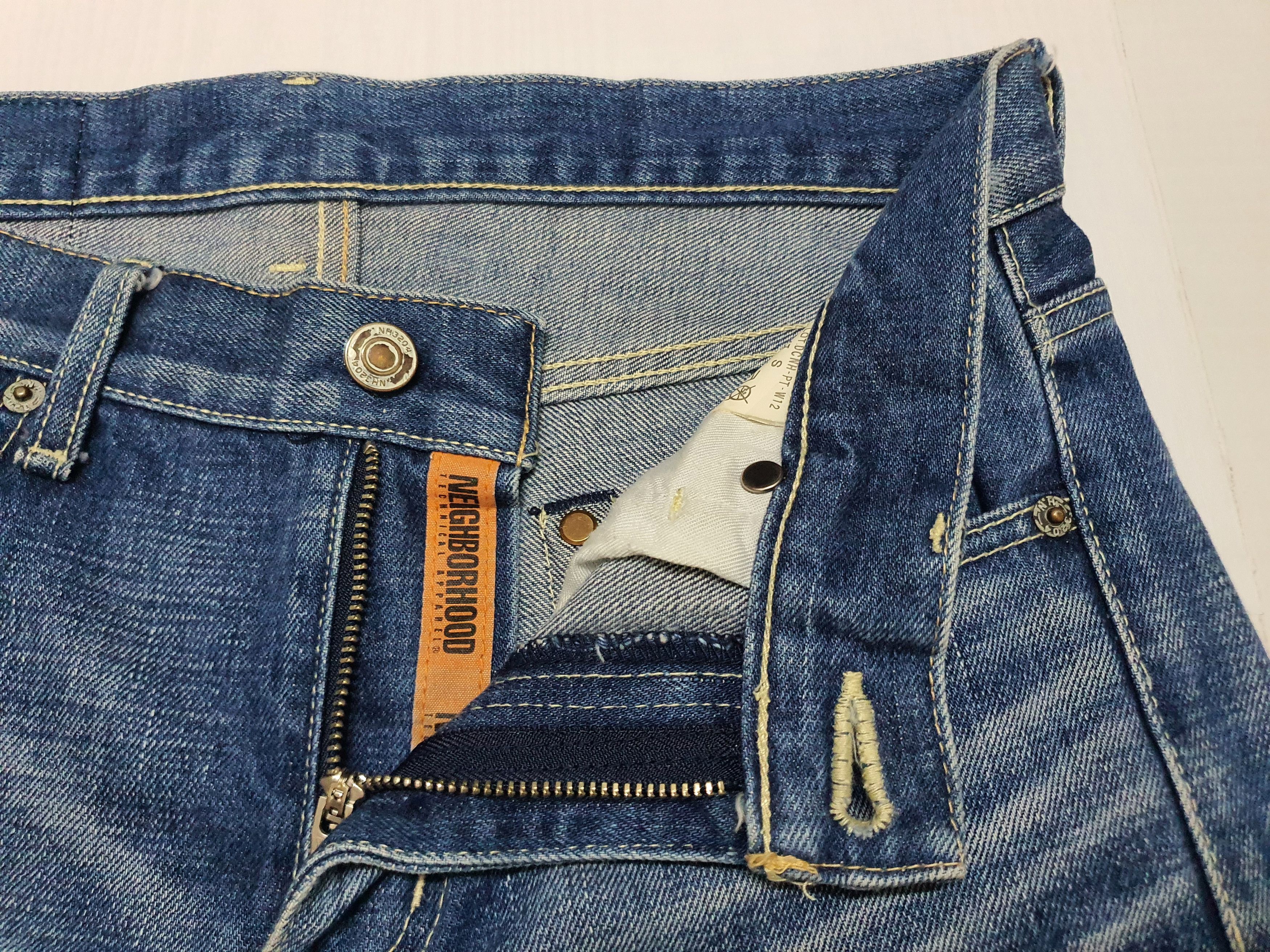 Neighborhood Neighborhood Distressed Selvedge Jeans Size US 28 / EU 44 - 10 Thumbnail