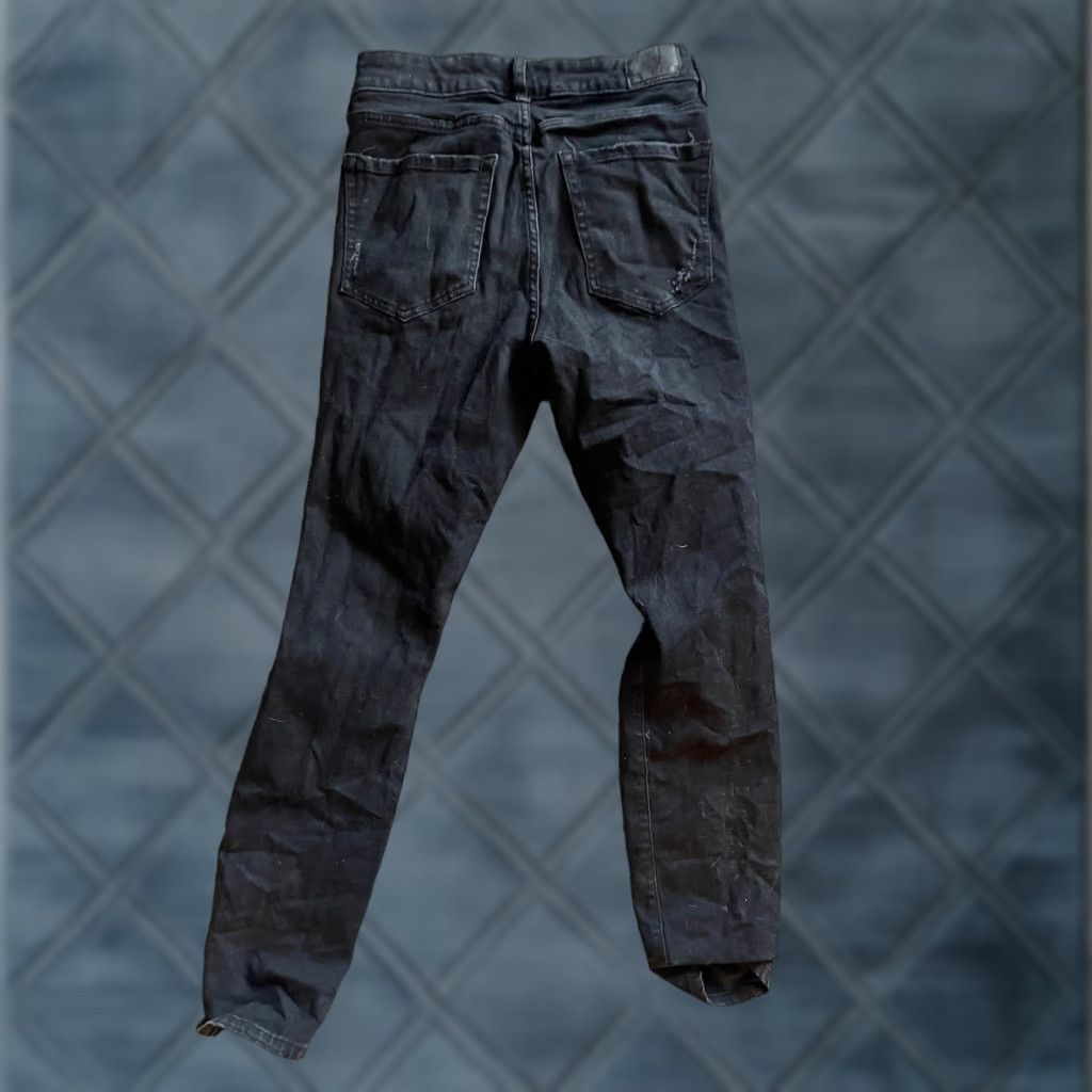 Vintage Aéropostale Jeans | Jeans | Women | Size 8 | Black Denim Jegging | Distressed High Rise Skinny | 27 in Inseam | Regular Fit Size 30" / US 8 / IT 44 - 1 Thumbnail