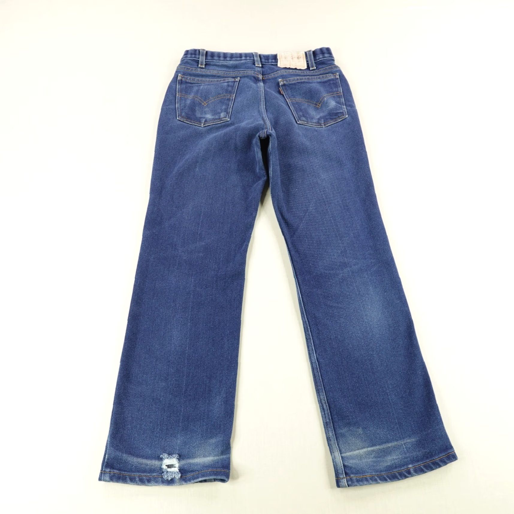 Levi's VINTAGE Levi's Jeans Mens 34x29 Blue Denim 547 Brown Tab Straight Leg Y2K faded hole Pocket Easy Care Size US 29 - 4 Thumbnail