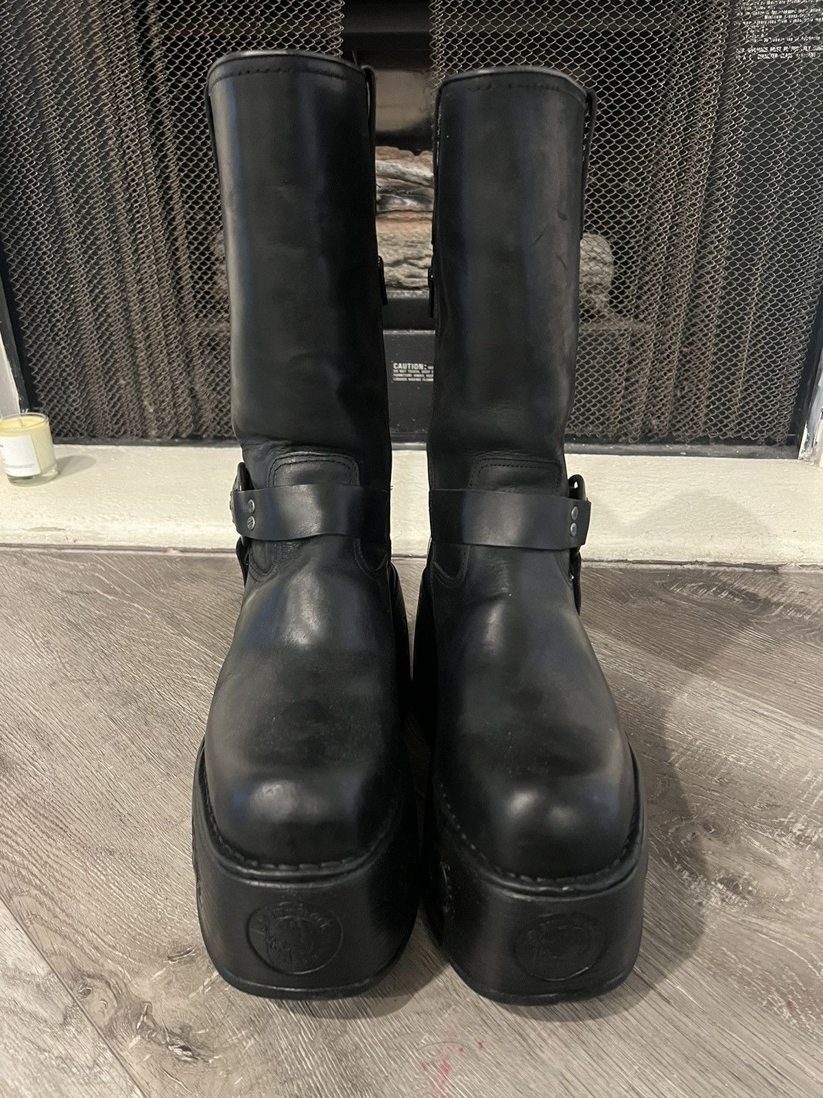 New Rock New Rock newrock Leather Biker Boots EU44 Size US 11 / EU 44 - 2 Thumbnail