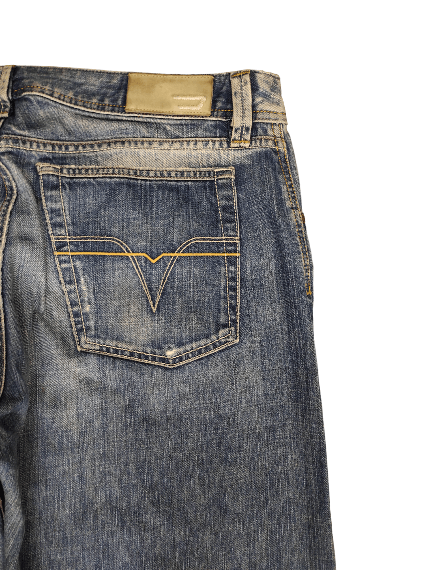 Diesel Baggy Jeans Diesel "Levan" D Logo Wide Leg Denim Y2k Jnco Size US 36 / EU 52 - 3 Thumbnail