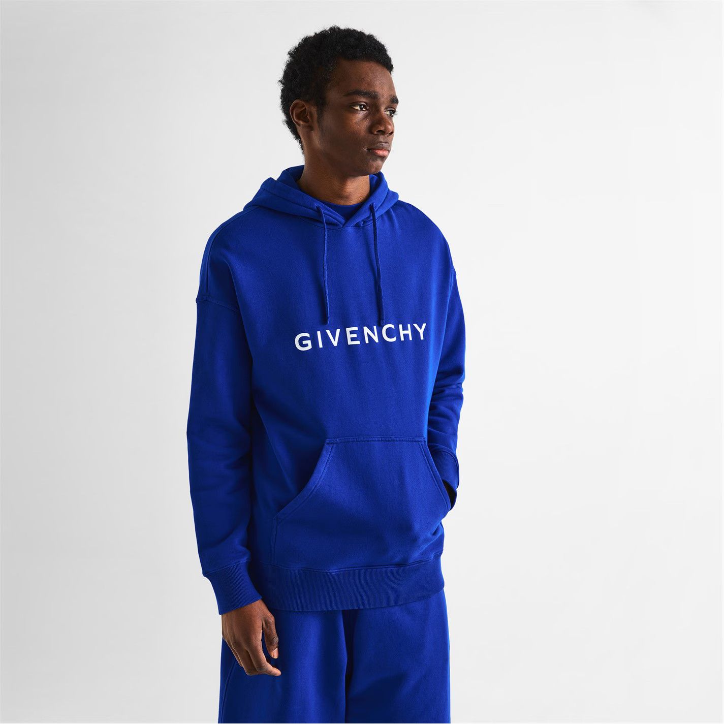 Givenchy o1g2r1mq0426 Archetype Hoodie in Blue Size US XL / EU 56 / 4 - 3 Thumbnail