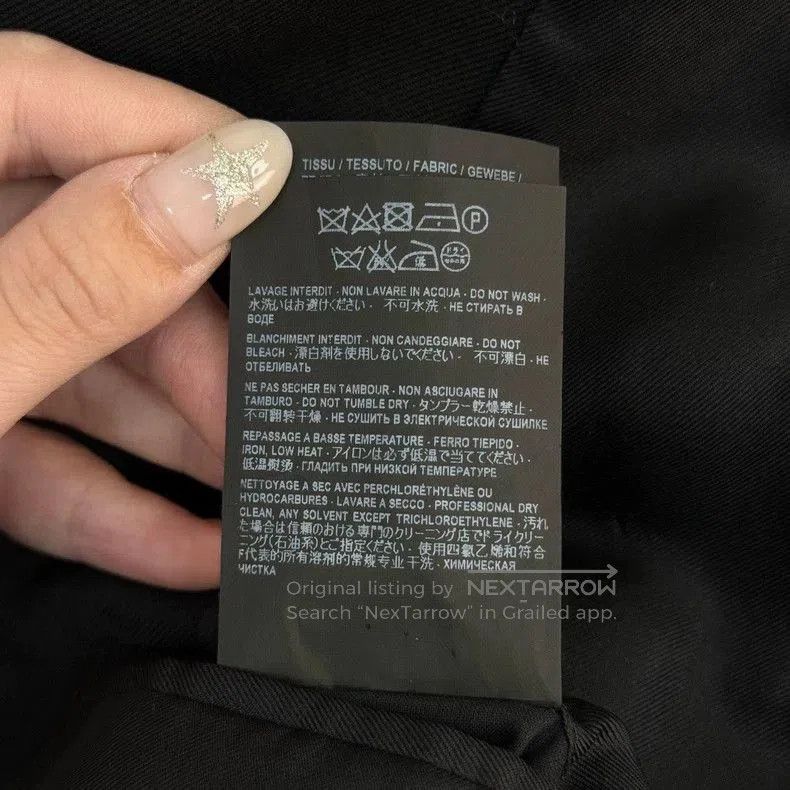 Saint Laurent Paris SLP Black Wool Double-Breasted Blazer. Size US M / EU 48-50 / 2 - 6 Thumbnail