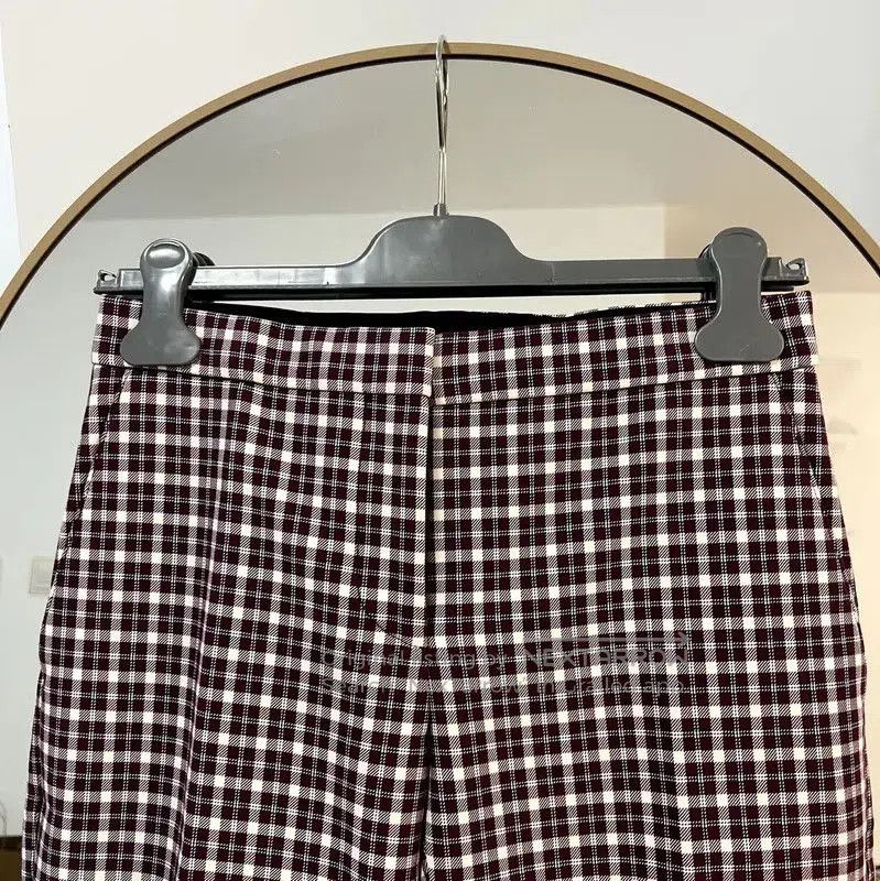 Burberry Burberry Winter Checkered Cotton Pants. Size 22" - 2 Thumbnail