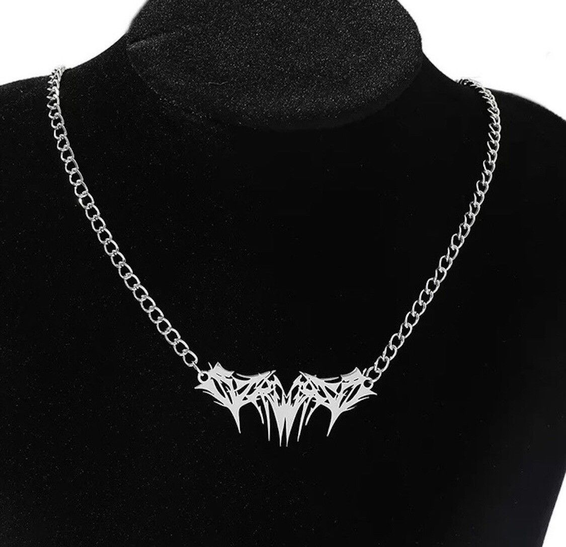Handmade Punk Gothic Chrome Venom Necklace Size ONE SIZE - 1 Thumbnail