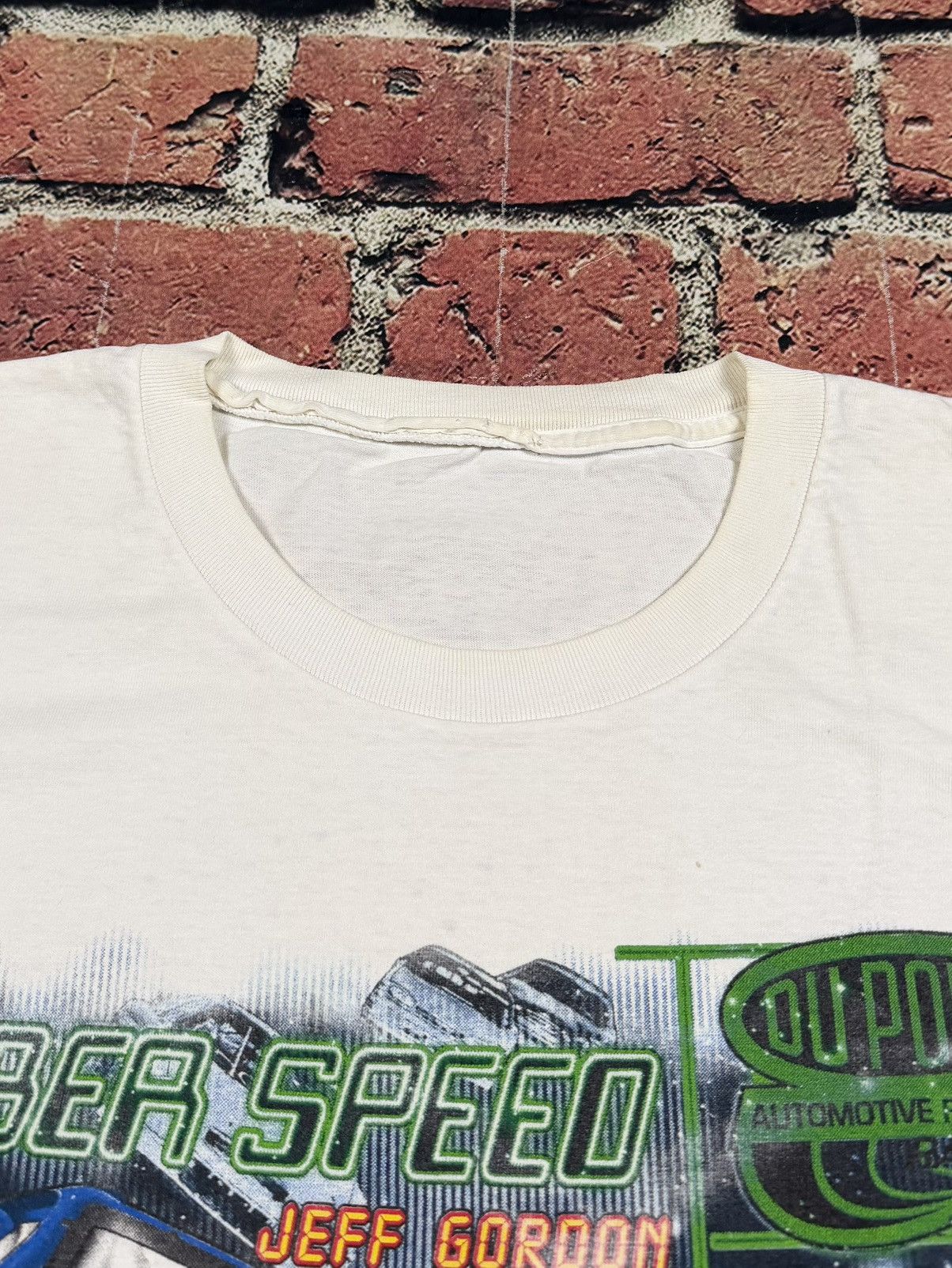 Chase Authentics Vintage 2000 NASCAR Jeff Gordon Cyber Speed Tee Distressed Size US XL / EU 56 / 4 - 7 Thumbnail