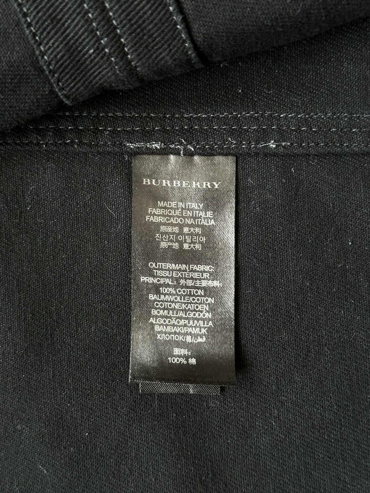 Burberry Burberry Black Canvas Mohawk Face Paint Jacket Size US M / EU 48-50 / 2 - 18 Thumbnail
