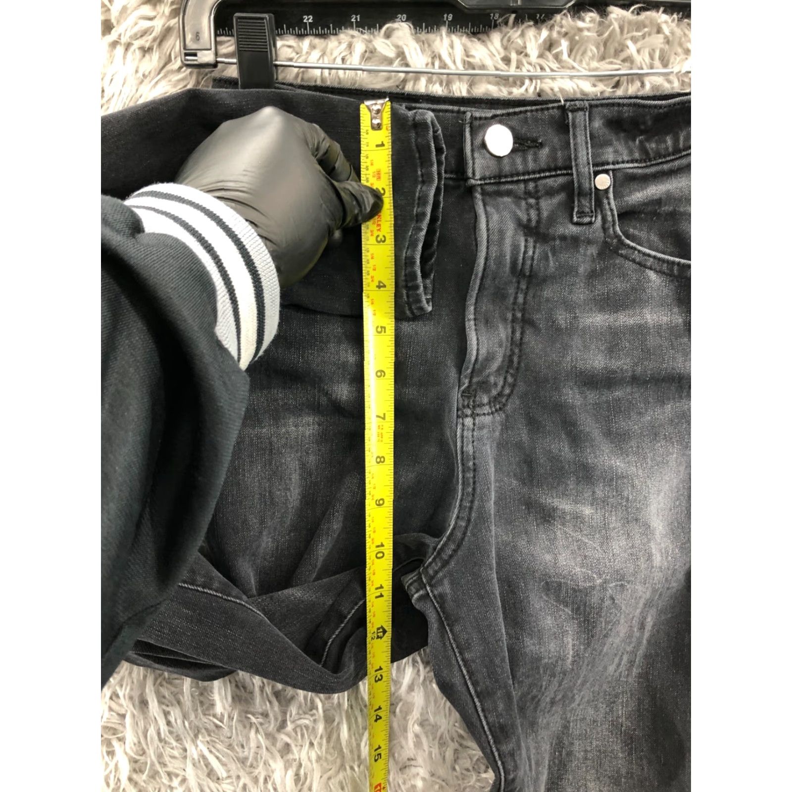 Express Express Jeans Skinny High Rise Size 2 Womens Black Dark Wash Denim 5-Pocket Modern Womens Clothing Size 26" / US 2 / IT 38 - 4 Thumbnail