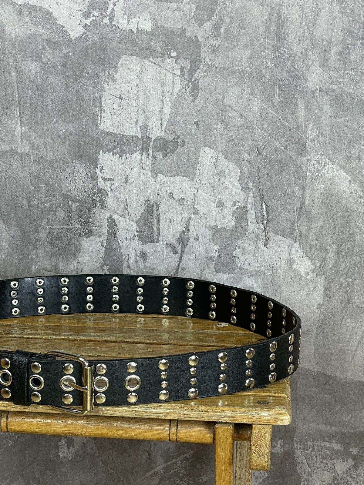 Japanese Brand × Vintage Crazy Rhinestones Y2k Vintage Grunge Distressed Punk Belt Size ONE SIZE - 3 Thumbnail