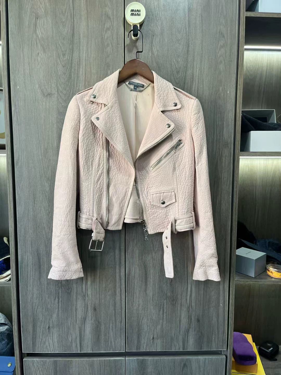 Alexander McQueen Alexander McQueen embossed motorcycle leather jacket Size S / US 4 / IT 40 - 3 Thumbnail